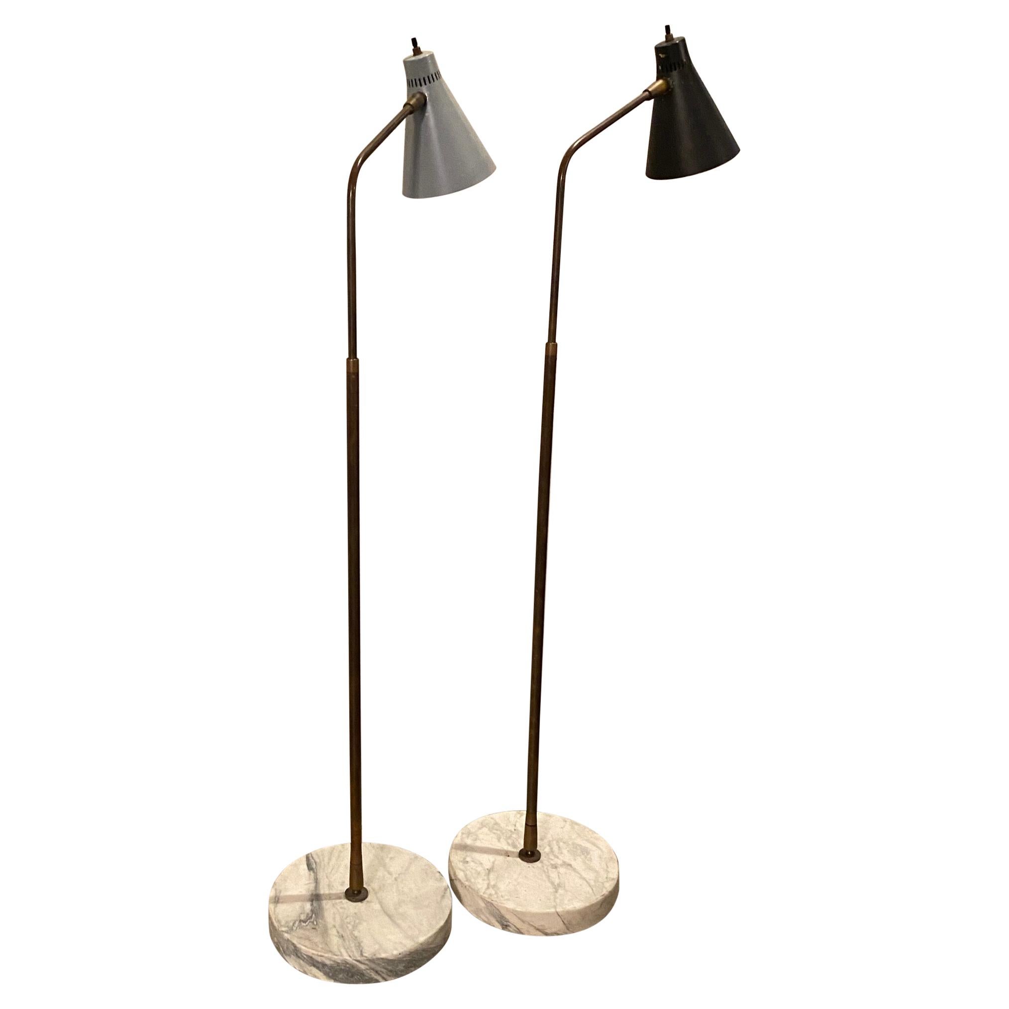 Moderne Mid-Century-Modern-Beleuchtung / Stehlampen von Giuseppe Ostuni für Oluce im Angebot