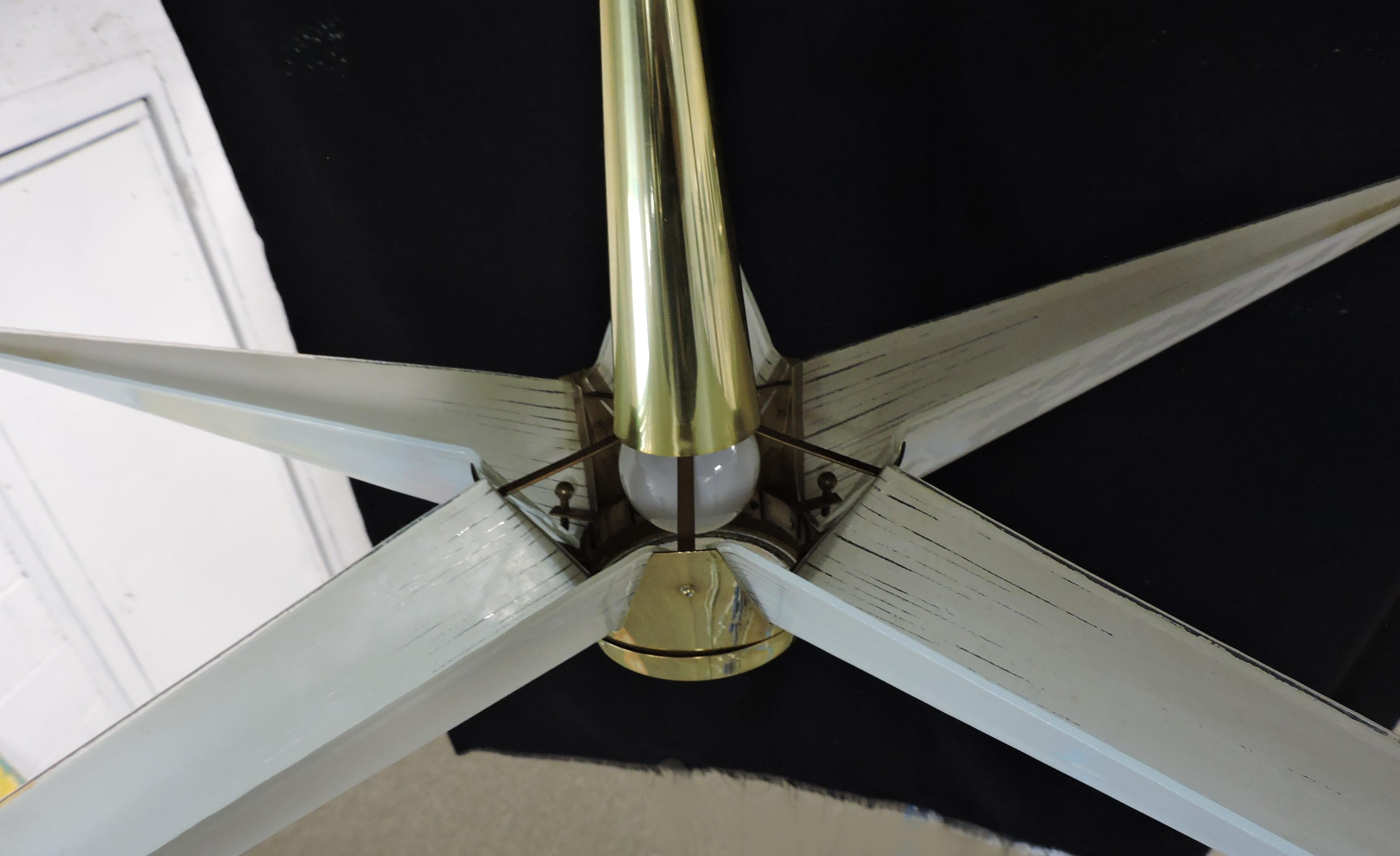 Brass Mid Century Modern Lightolier Claremont Starburst Star Chandelier Light For Sale