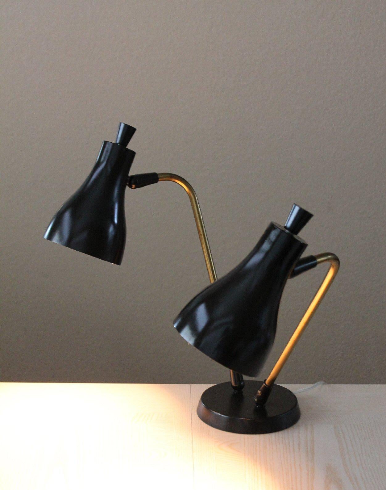 Lampe Lightolier moderne du milieu du siècle dernier de Gerald Thurston  1952 Étude de cas Accueil Bon état - En vente à Peoria, AZ