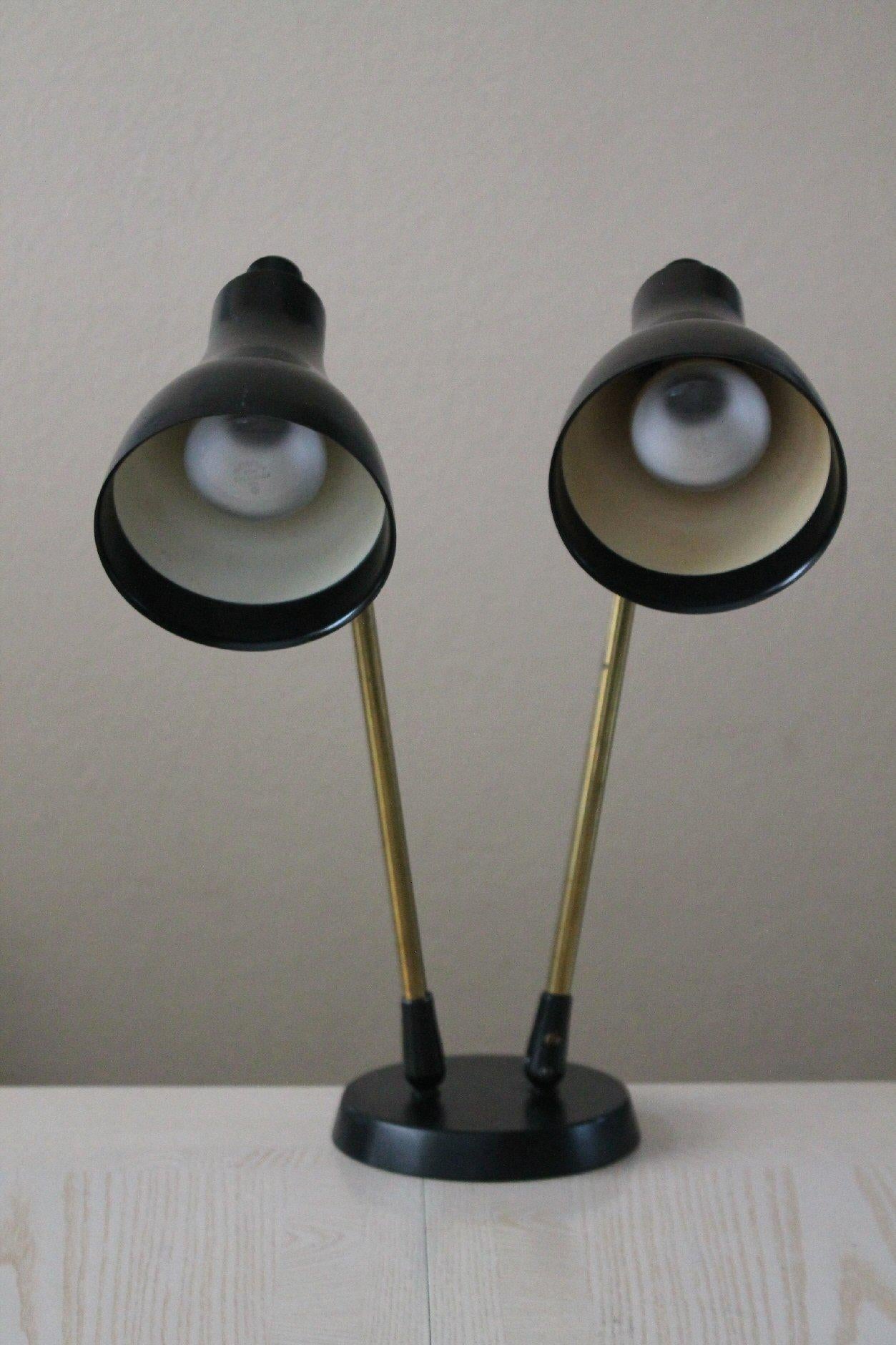 20ième siècle Lampe Lightolier moderne du milieu du siècle dernier de Gerald Thurston  1952 Étude de cas Accueil en vente