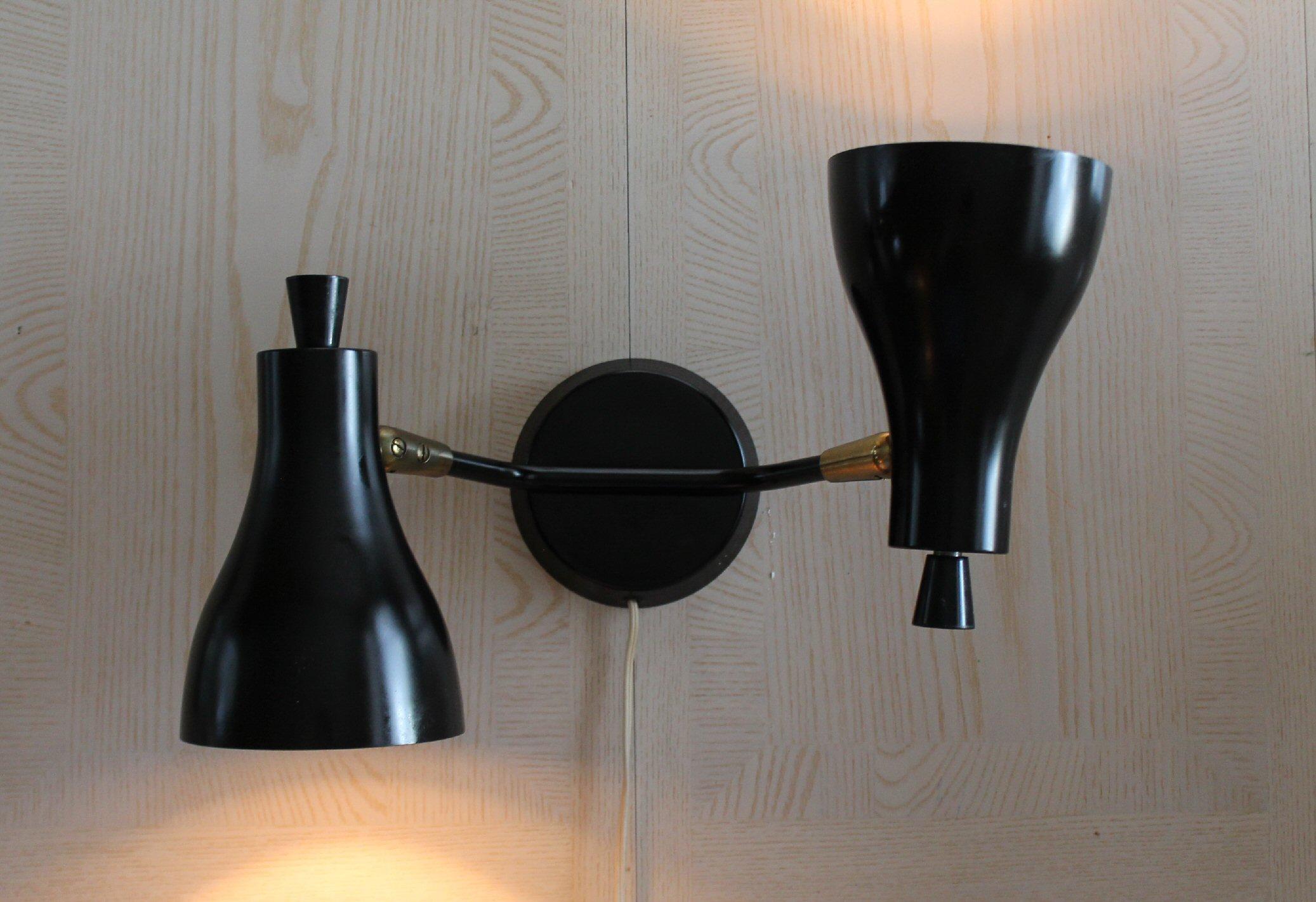 Rare! Mid Century Modern Fiberglass Lightolier Wall Lamp Sconce Gerald Thurston For Sale 3