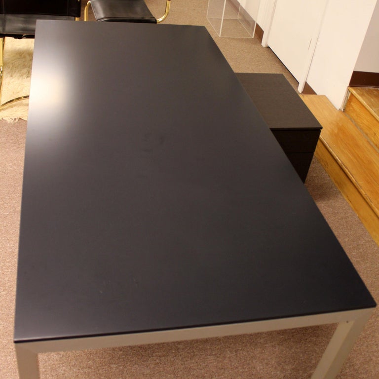 Mid Century Modern Ligne Roset Everywhere Desk W Filing Cabinet