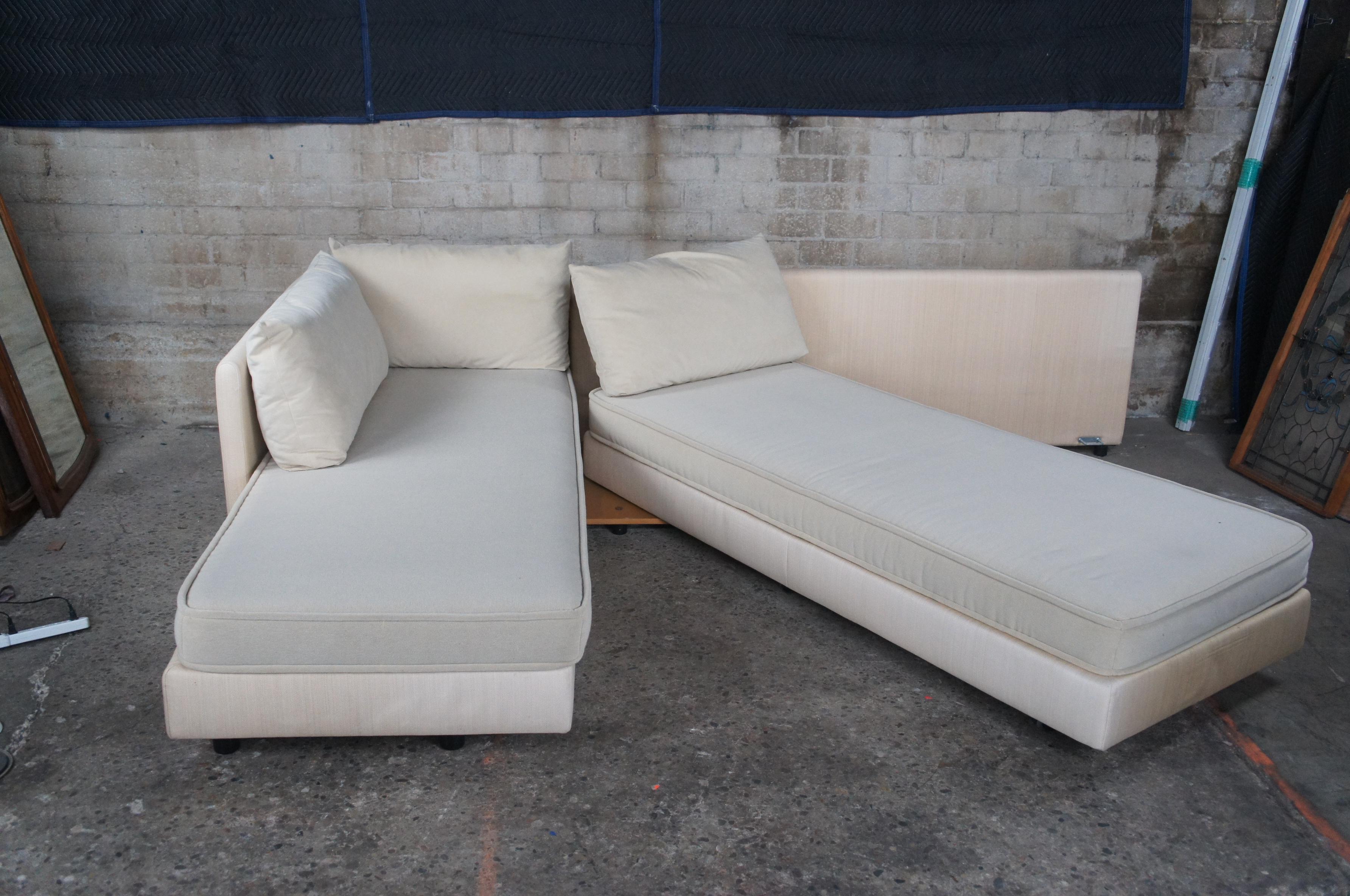 Upholstery Mid-Century Modern Ligne Roset Nomad ii Adjustable Sectional Sleeper Sofa Bed