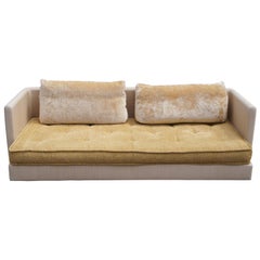 Vintage Mid-Century Modern Ligne Roset Nomad II Sofa French Beige Didier Gomez