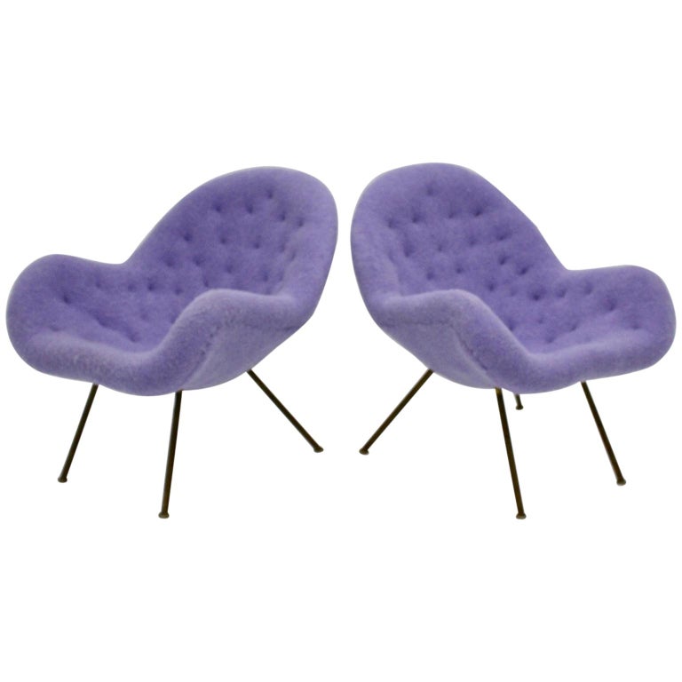 Modern Purple Armchair Stock Photo Picture And Royalty Free Image