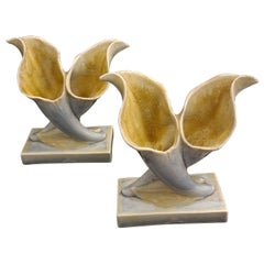Mid-Century Modern Lily Vases