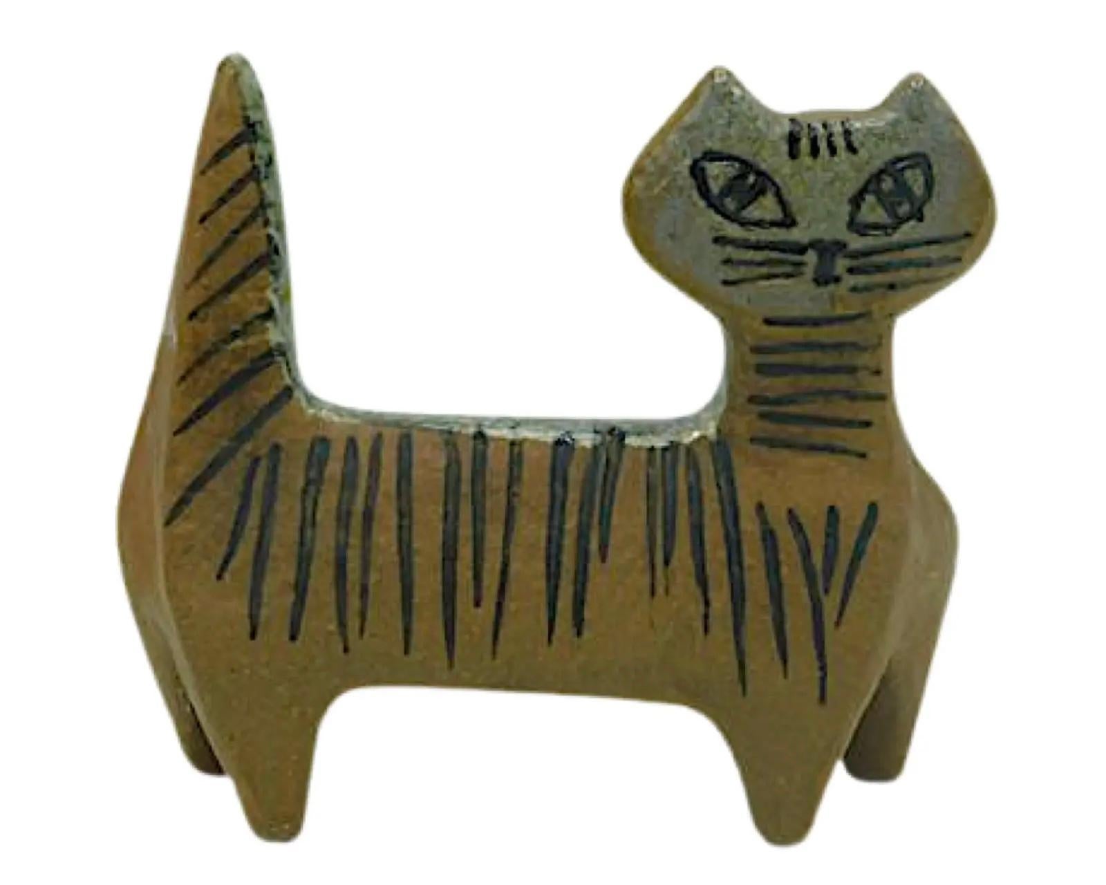 Mid-Century Modern Lisa Larson Cat For Sale 3