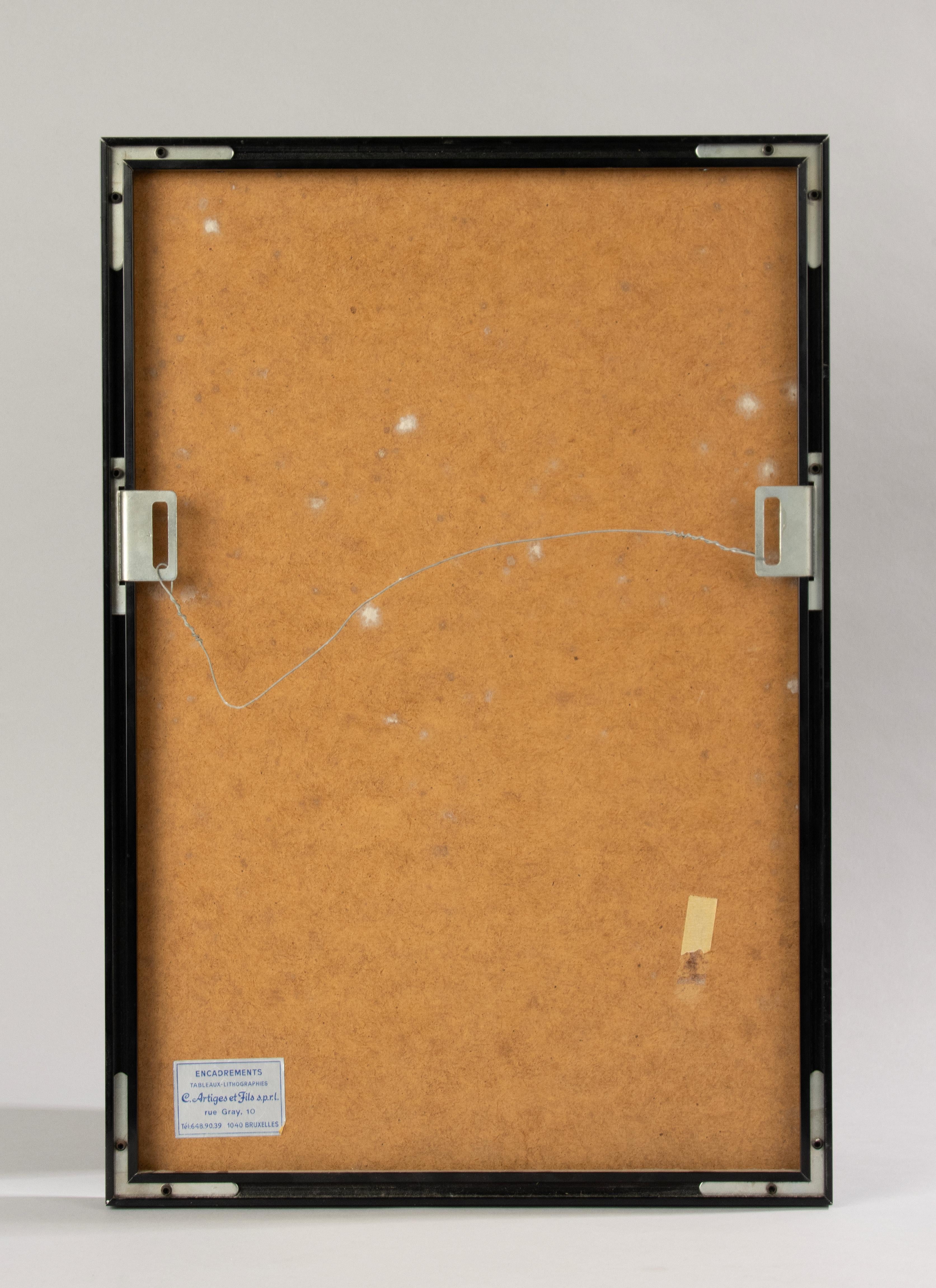 Litografia moderna del medio secolo - Bartholomeos Papadantonakis - 1978 in vendita 3