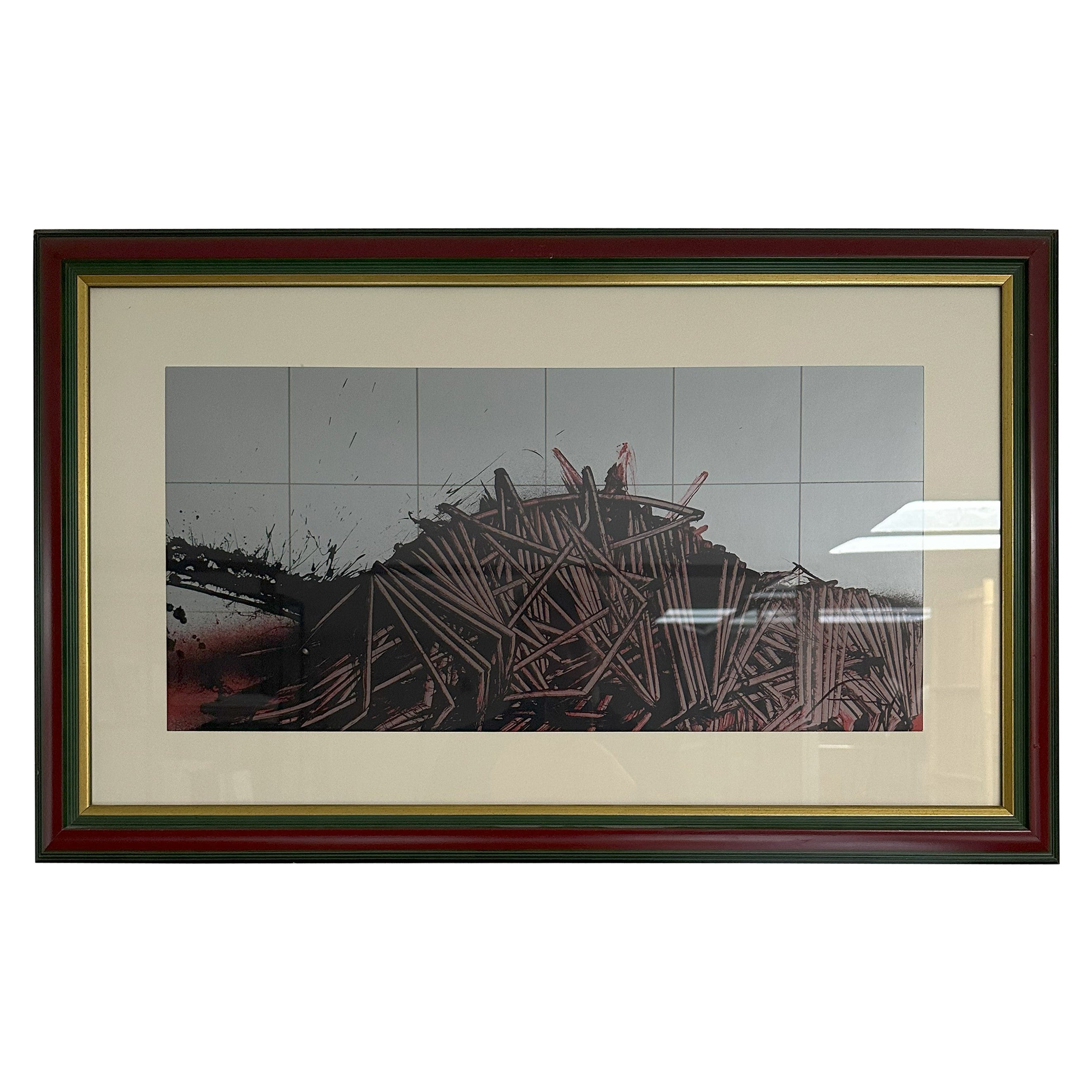 Moderne der Mitte des Jahrhunderts, Lithographie n.15/20 von Emilio Scanavino