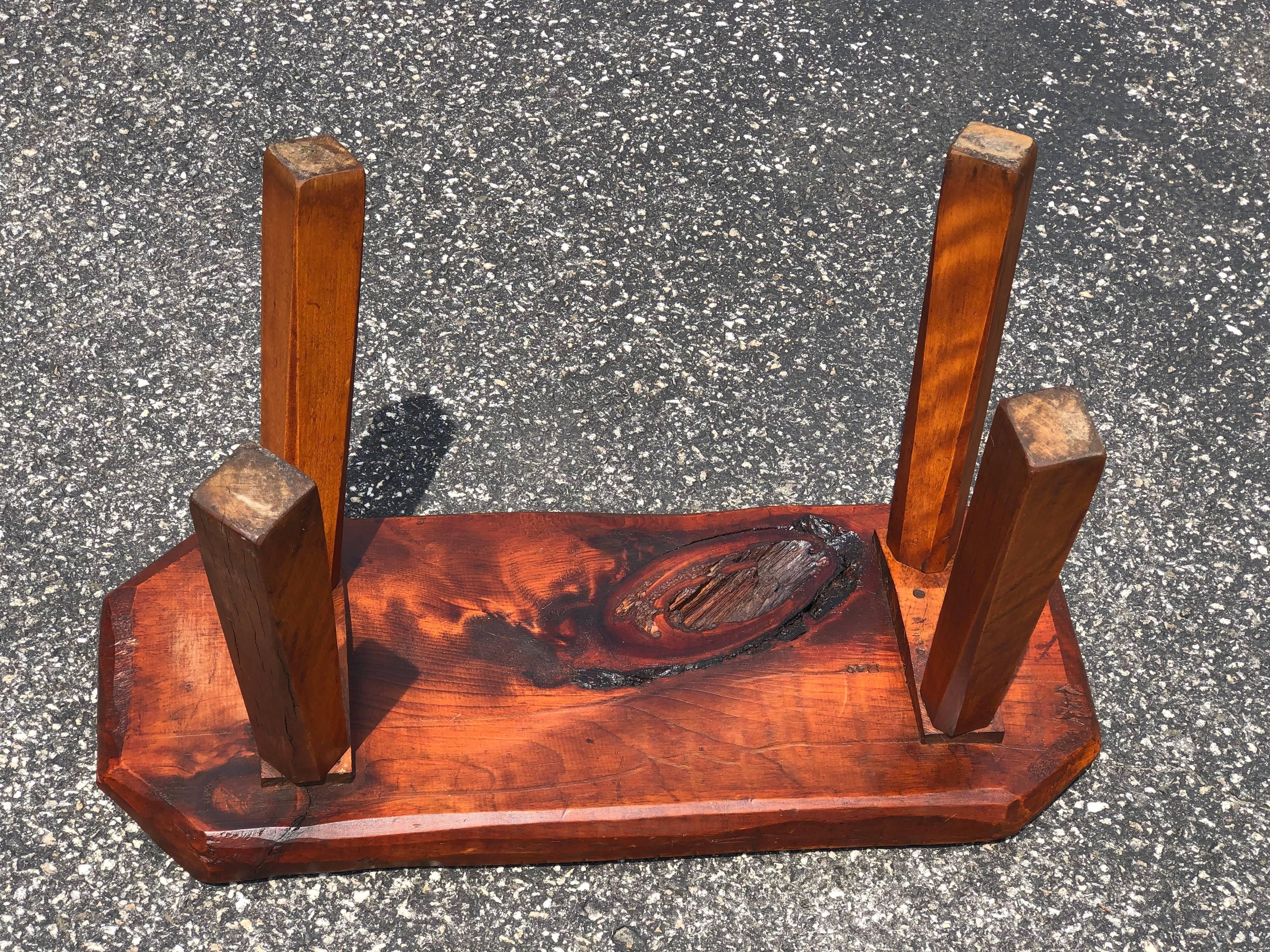 Mid-Century Modern Live Edge Bench or Table For Sale 1