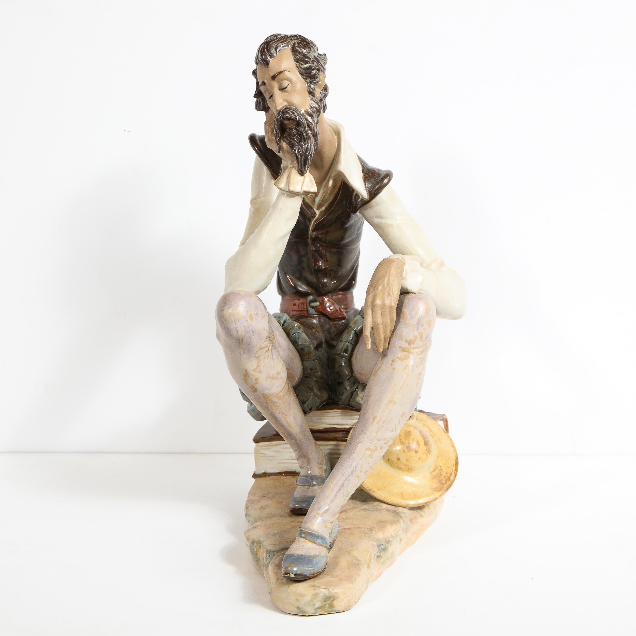 Mid-Century Modern Lladro of Don Quixote Dreaming by Salvador Debón 7