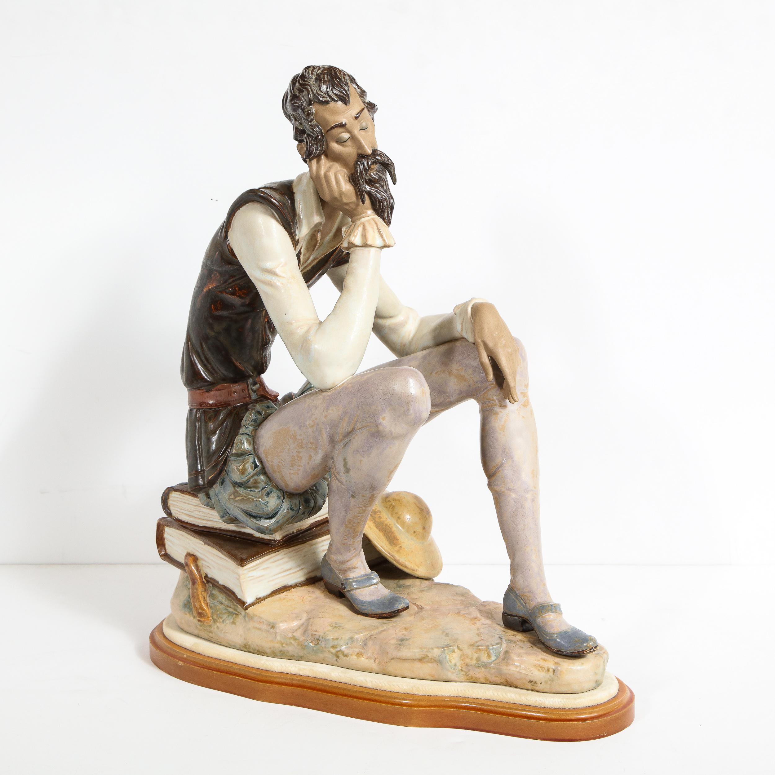 Mid-Century Modern Lladro of Don Quixote Dreaming by Salvador Debón 11