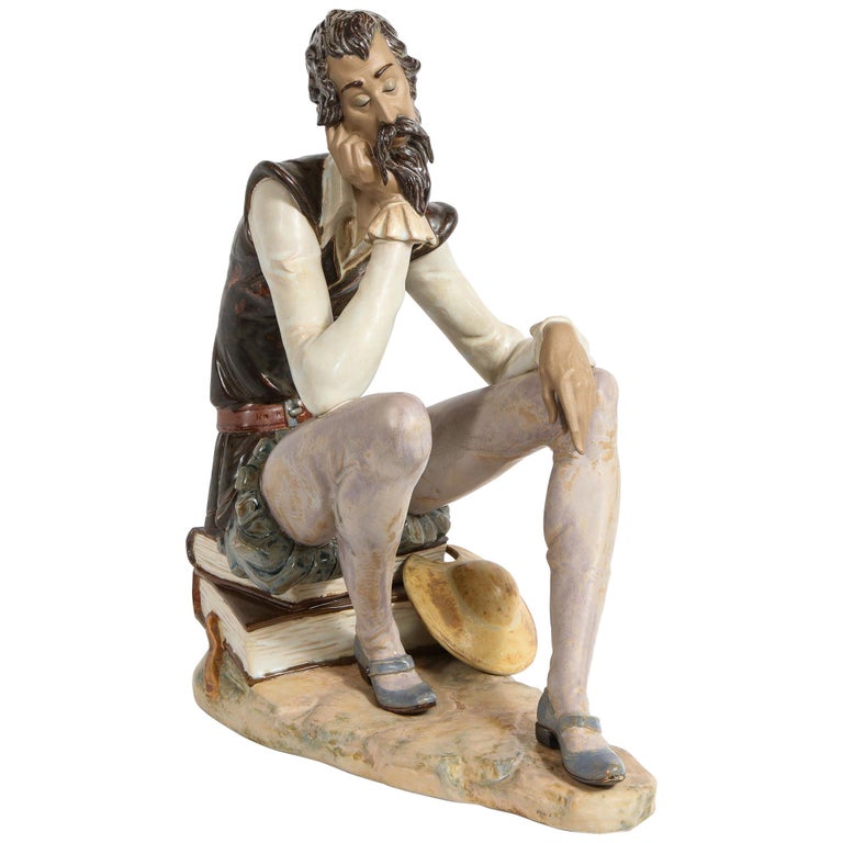 Mid-Century Modern Lladro of Don Quixote Dreaming by Salvador Debón at  1stDibs | don quixote lladro, lladro don quijote, lladro quixote