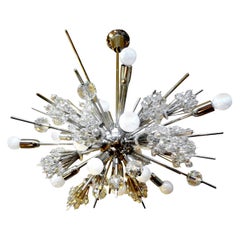 Mid-Century Modern Lobmeyr Metropolitan Opera Exploding Star Chandelier