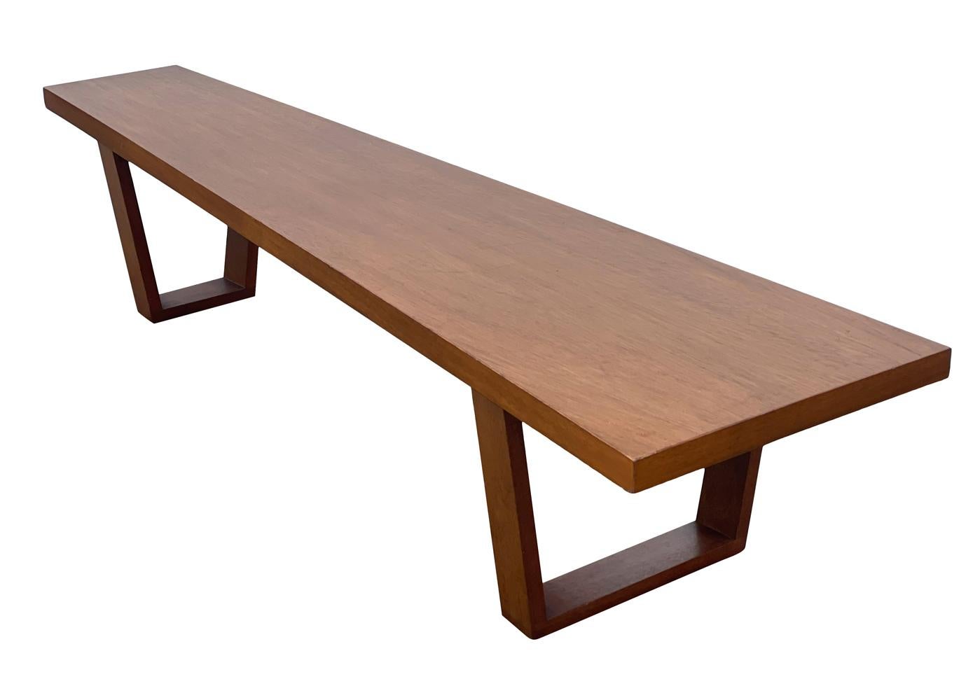 long bench coffee table