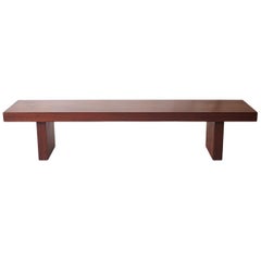 Mid-Century Modern Long Bench or Coffee Table by Milo Baughman in Walnut