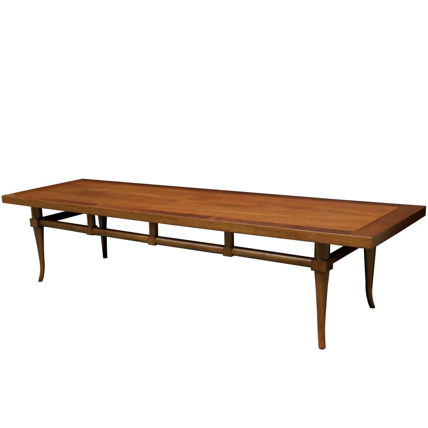 Mid-Century Modern Long Coffee Table