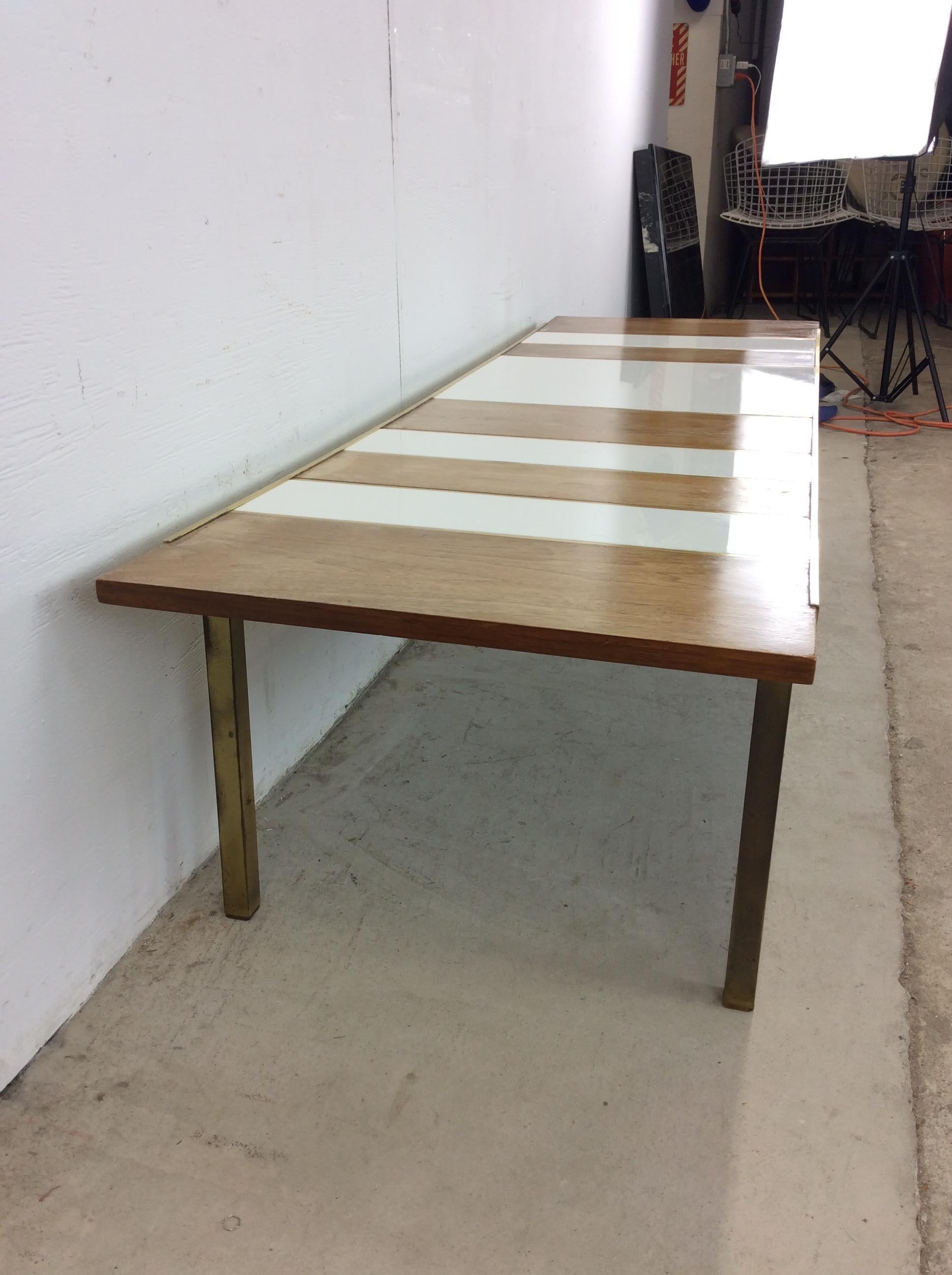 Mid Century Modern Long Coffee Table Styled After Paul McCobb For Sale 8