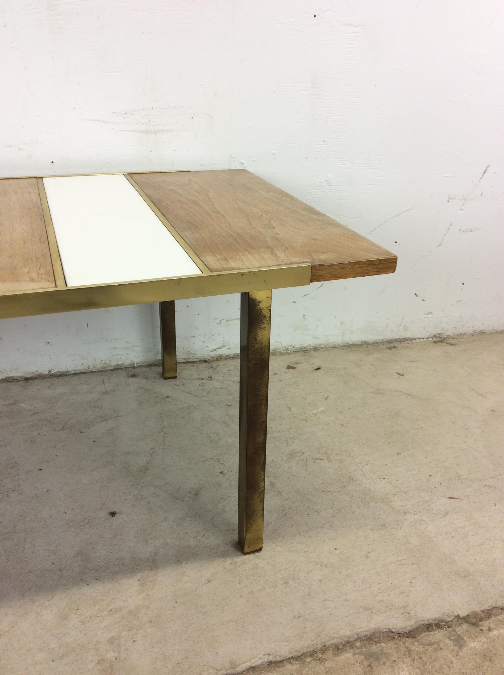 Mid Century Modern Long Coffee Table Styled After Paul McCobb For Sale 12