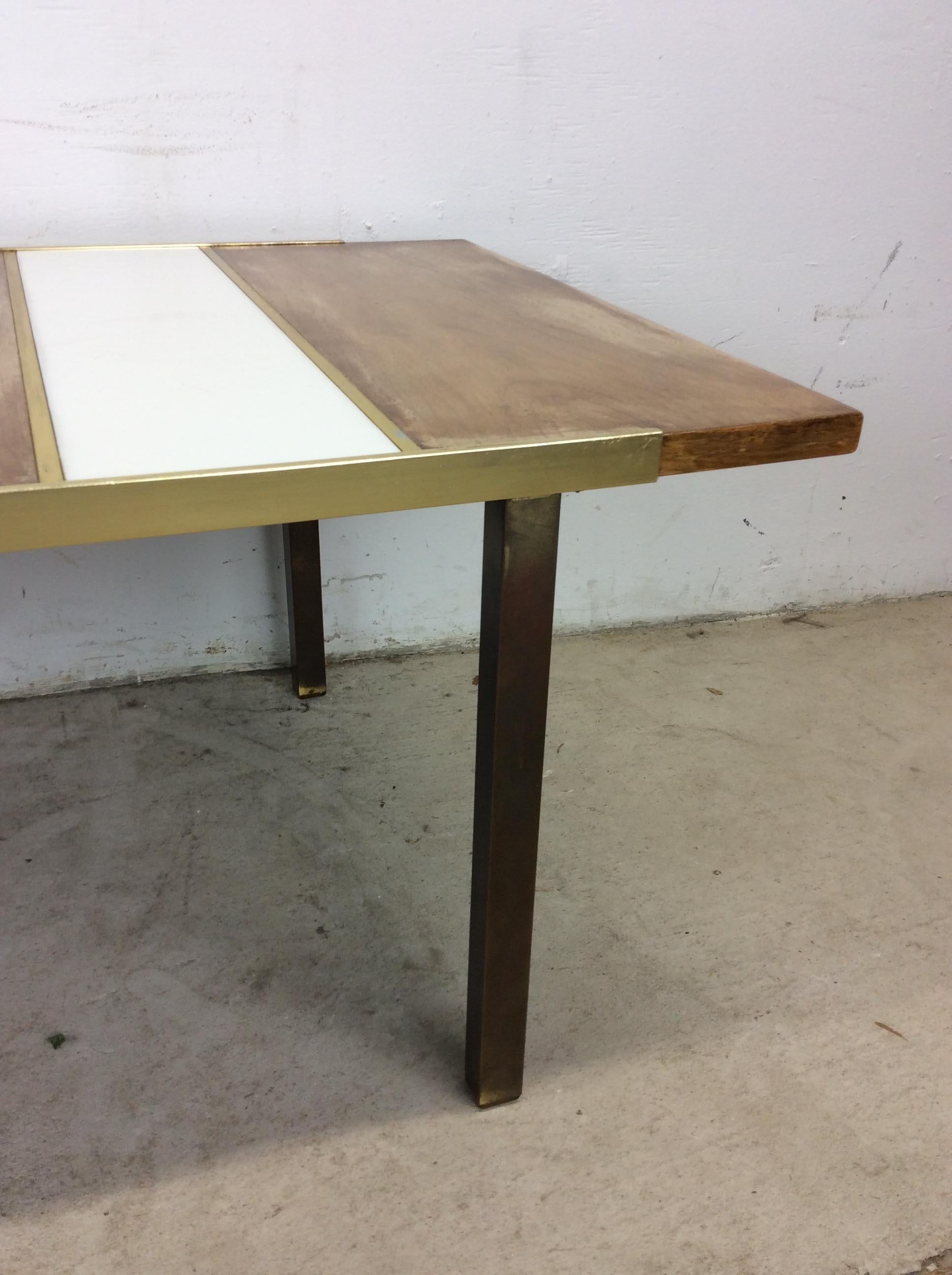 Mid Century Modern Long Coffee Table Styled After Paul McCobb For Sale 2