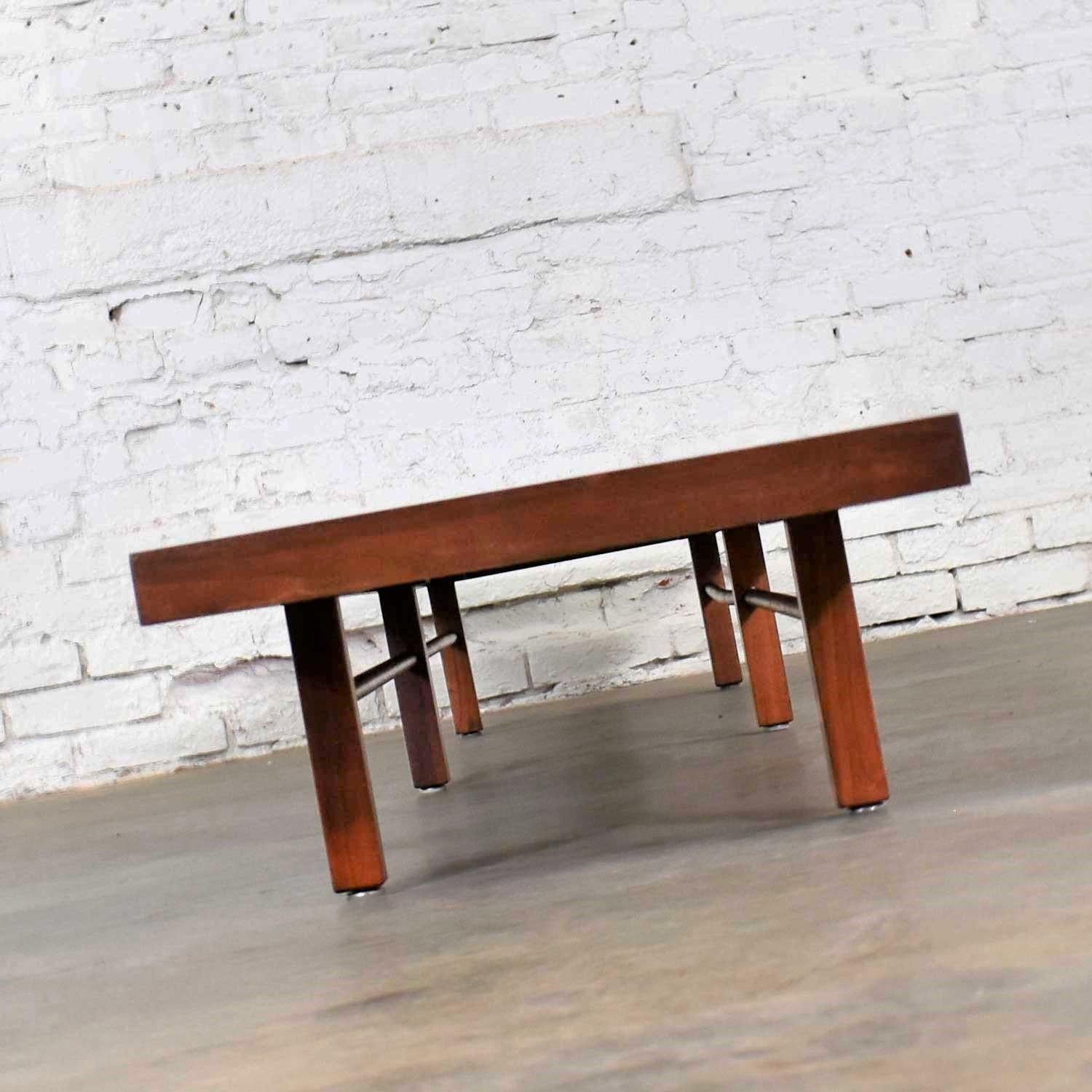 Mid-Century Modern Long Low Milo Baughman Thayer Coggin Coffee Table or Bench 1