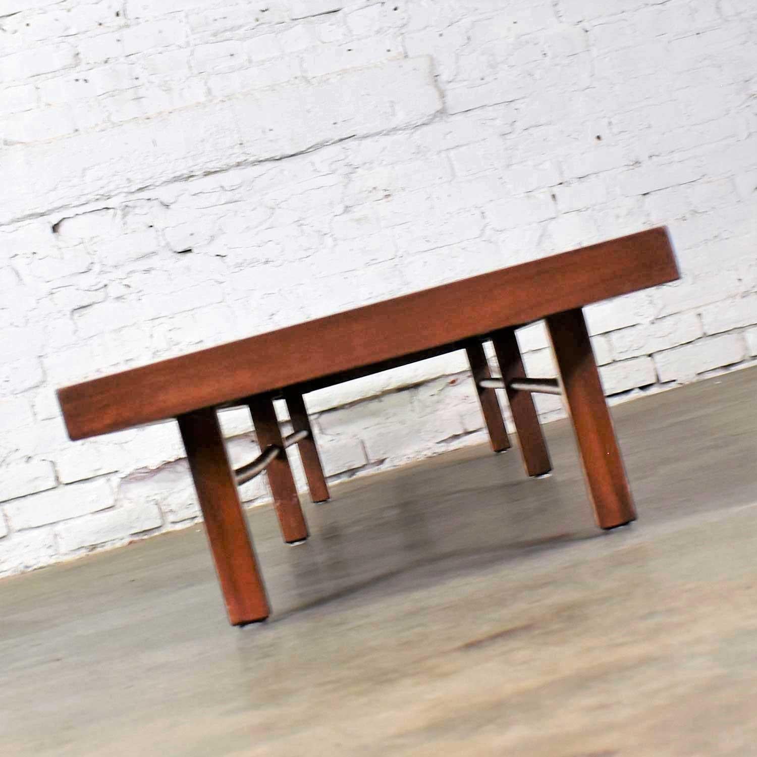 Mid-Century Modern Long Low Milo Baughman Thayer Coggin Coffee Table or Bench 4