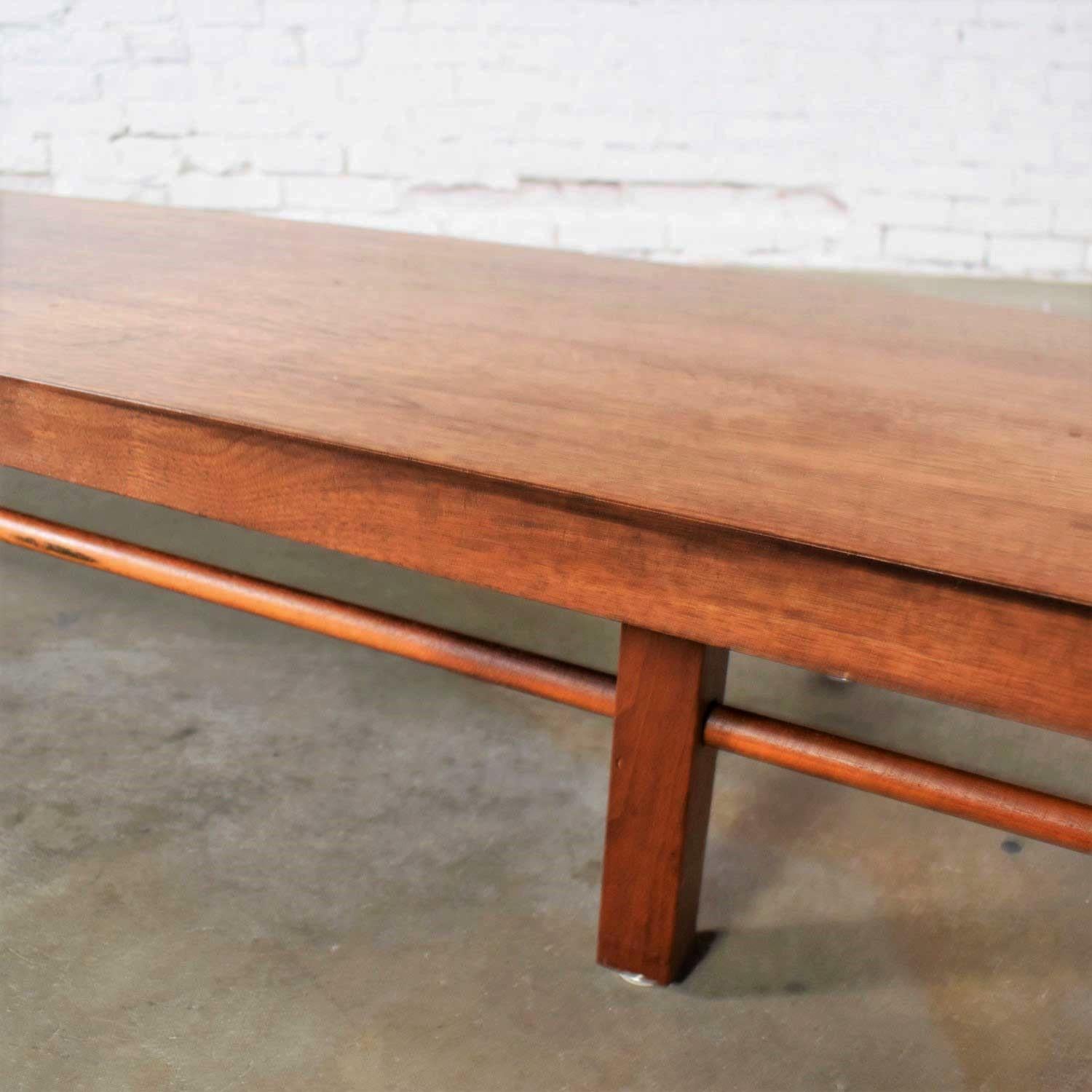 Mid-Century Modern Long Low Milo Baughman Thayer Coggin Coffee Table or Bench 7