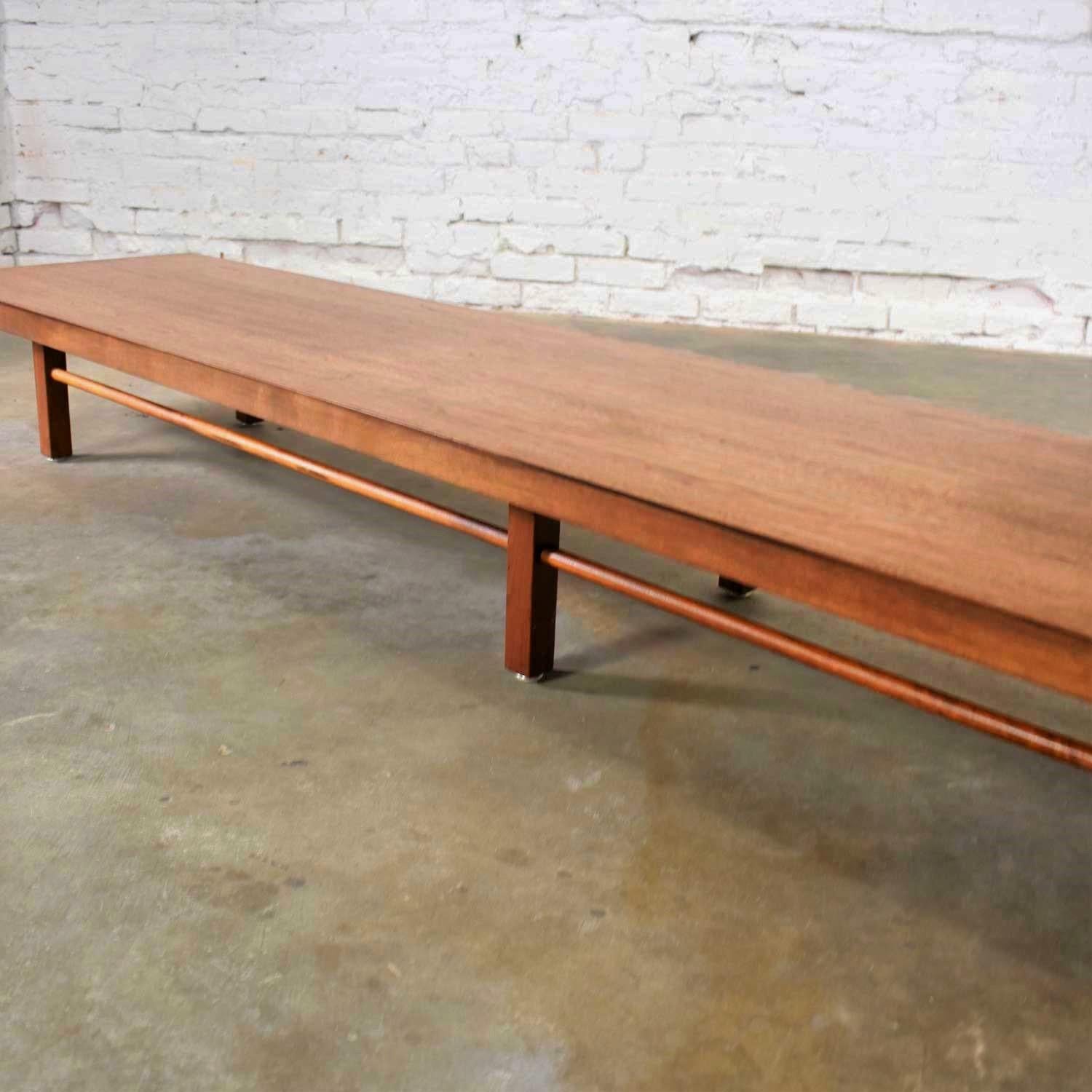 Mid-Century Modern Long Low Milo Baughman Thayer Coggin Coffee Table or Bench 8