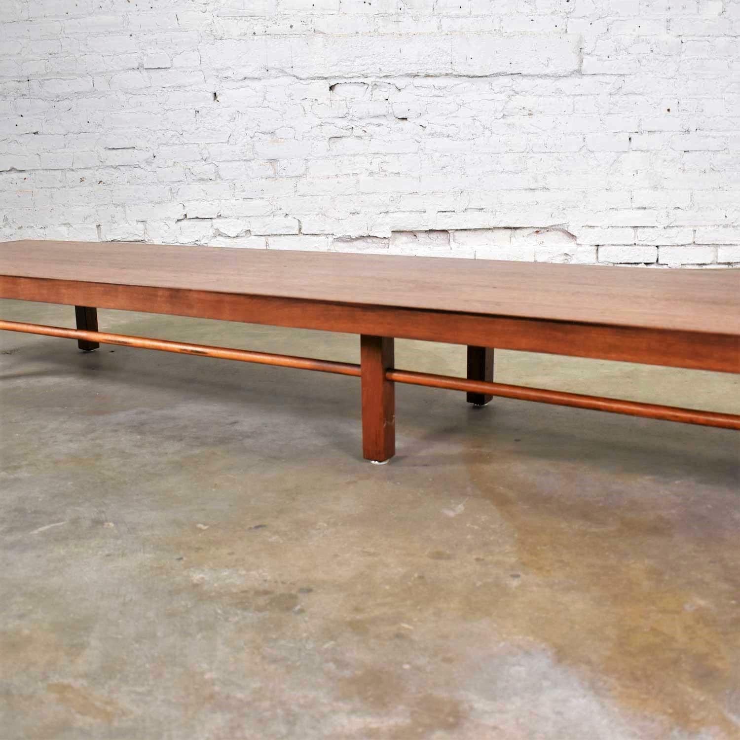 Mid-Century Modern Long Low Milo Baughman Thayer Coggin Coffee Table or Bench 9