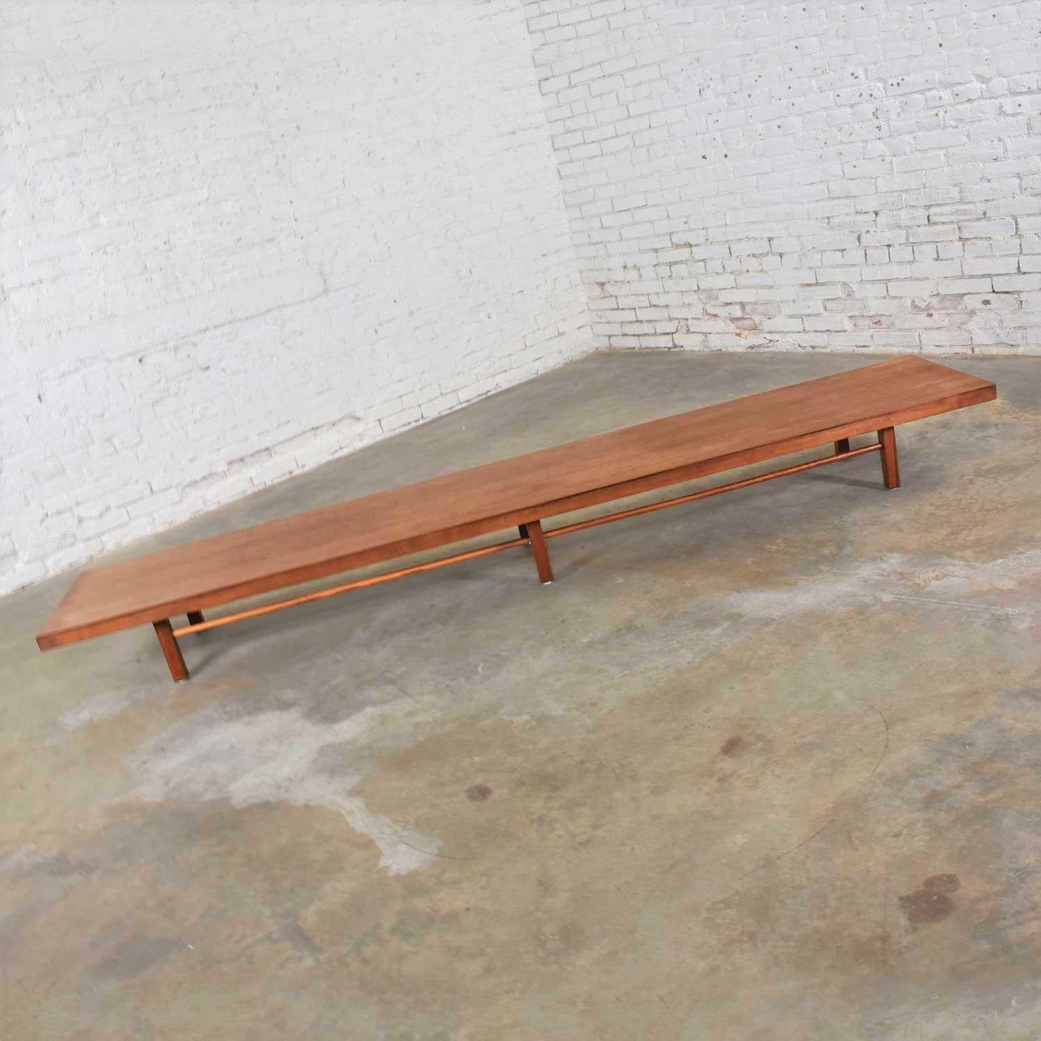 Mid-Century Modern Long Low Milo Baughman Thayer Coggin Coffee Table or Bench 11
