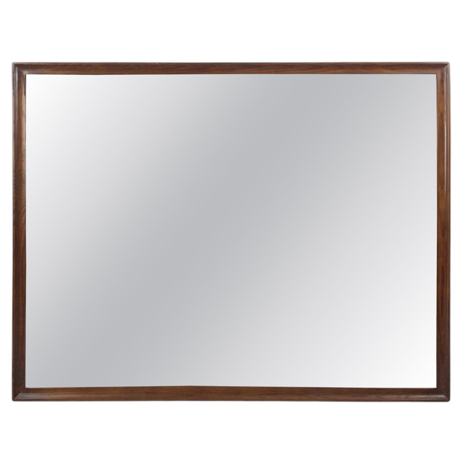 Mid Century Modern Long Rectangular Mountable Wall Mirror Dresser Mirror