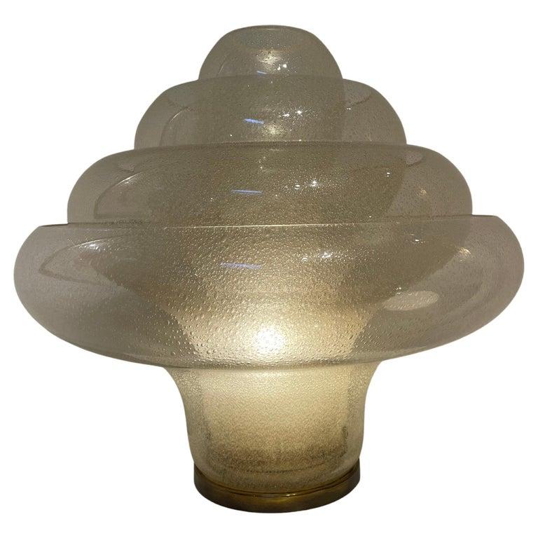 Moderne Lotus-Lampe LT305 aus der Mitte des Jahrhunderts von Carlo Nason, Italien, Muranoglas, 1969 6