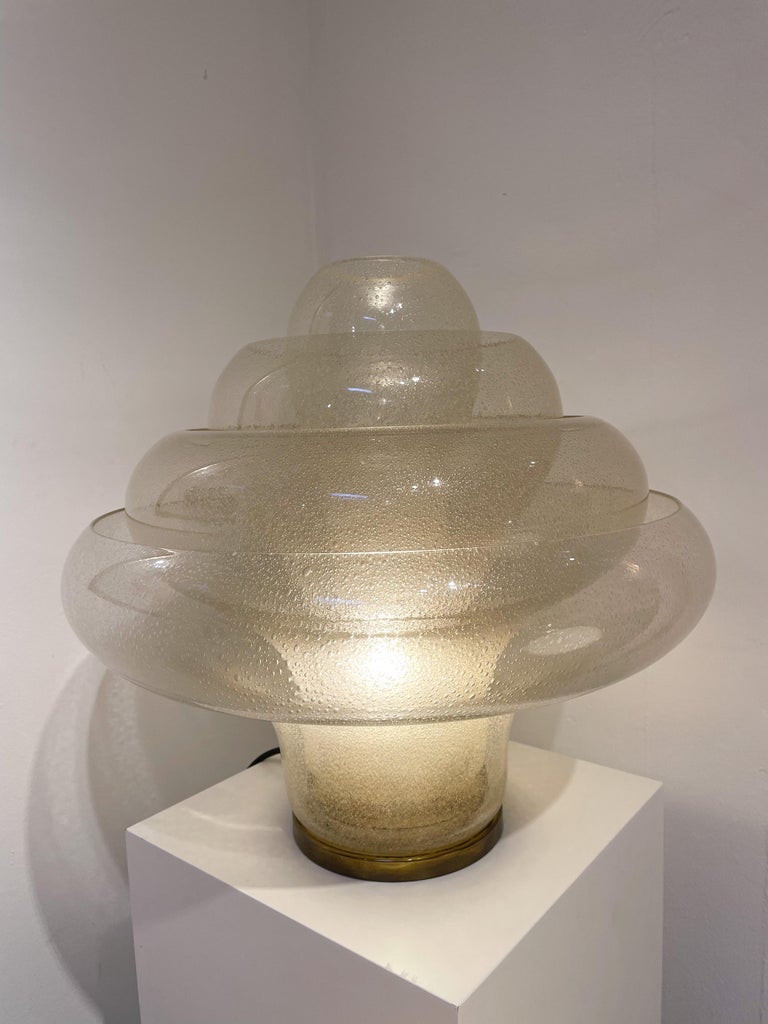 Mid-Century Modern Lotus Lamp LT305 by Carlo Nason, Italy, Murano Glass, 1969 3