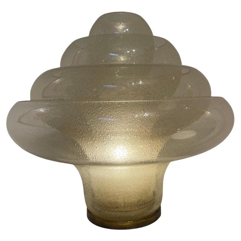 Mid-Century Modern Lotus Lamp LT305 by Carlo Nason, Italy, Murano Glass, 1969