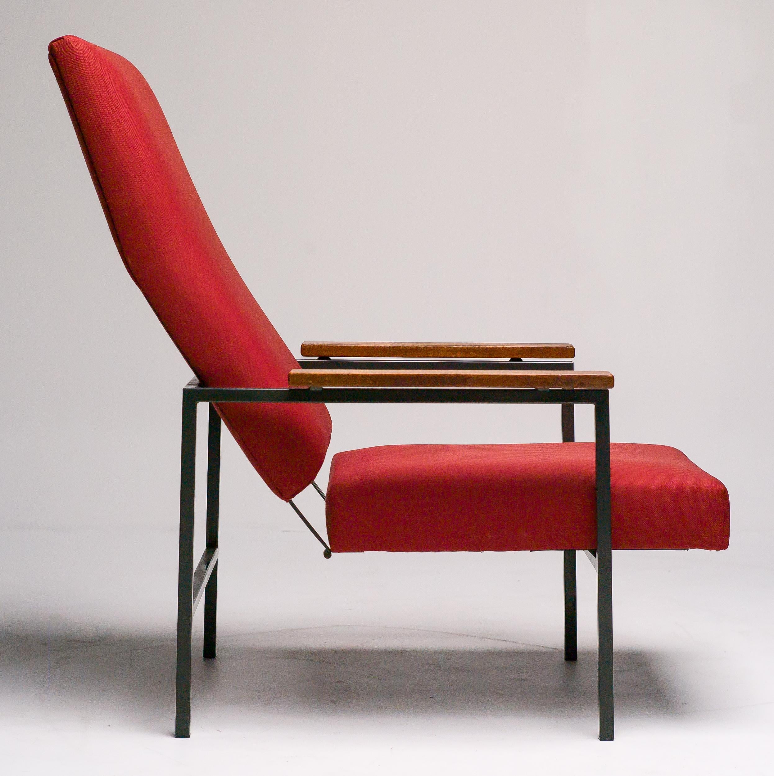 Enameled Mid Century Modern Lotus Lounge Chair by Rob Parry For Sale