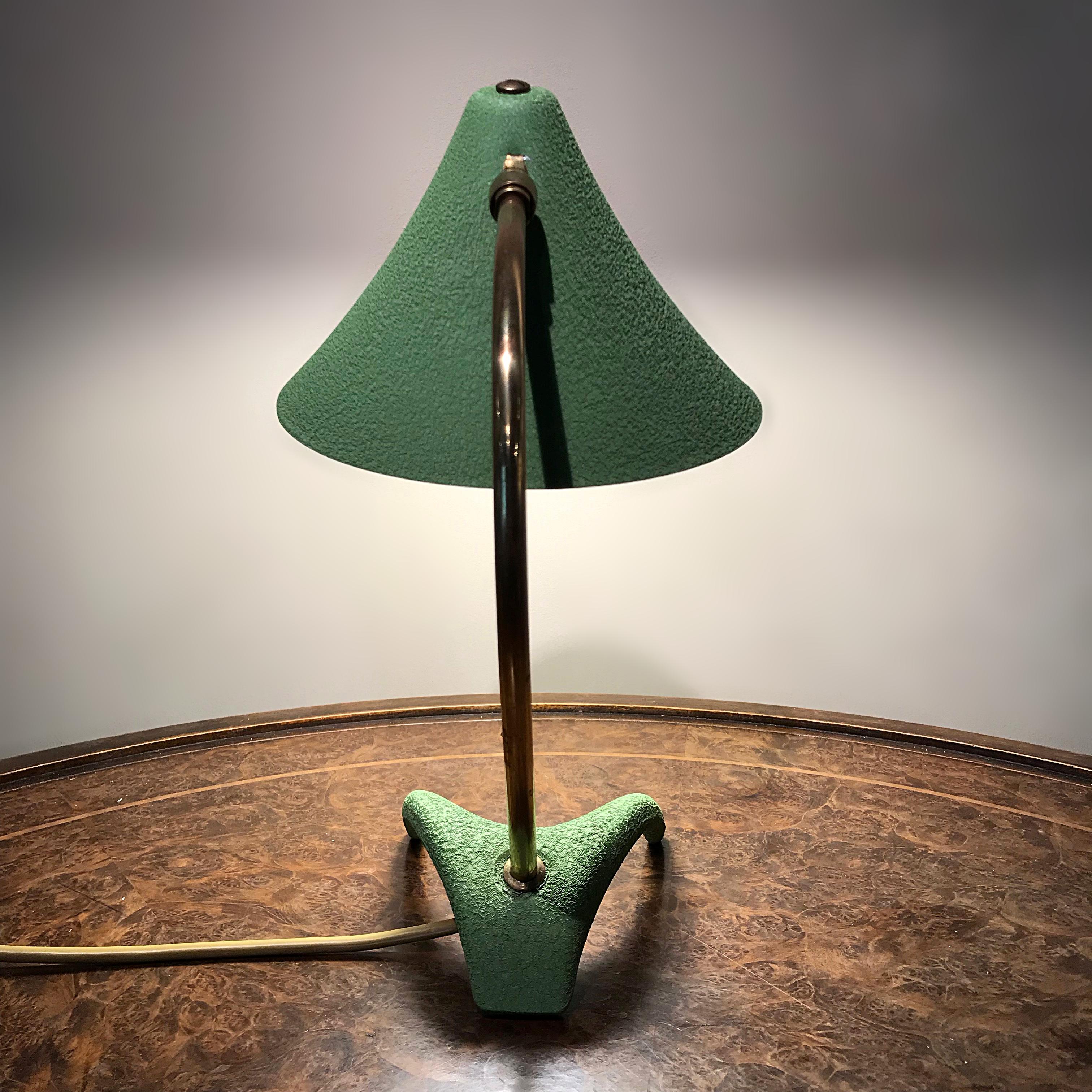 Metal Mid-Century Modern Louis Kalff Crow Feet Table Lamp, 1950s, Netherlands