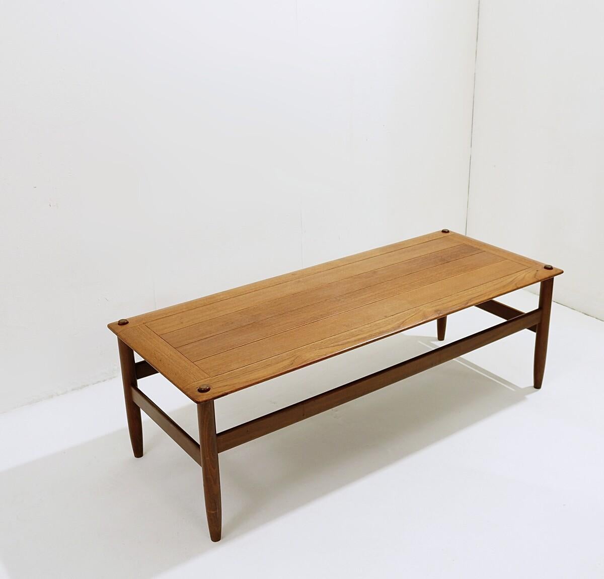 Mid-Century Modern Louis van Teeffelen coffee table with reversible top.