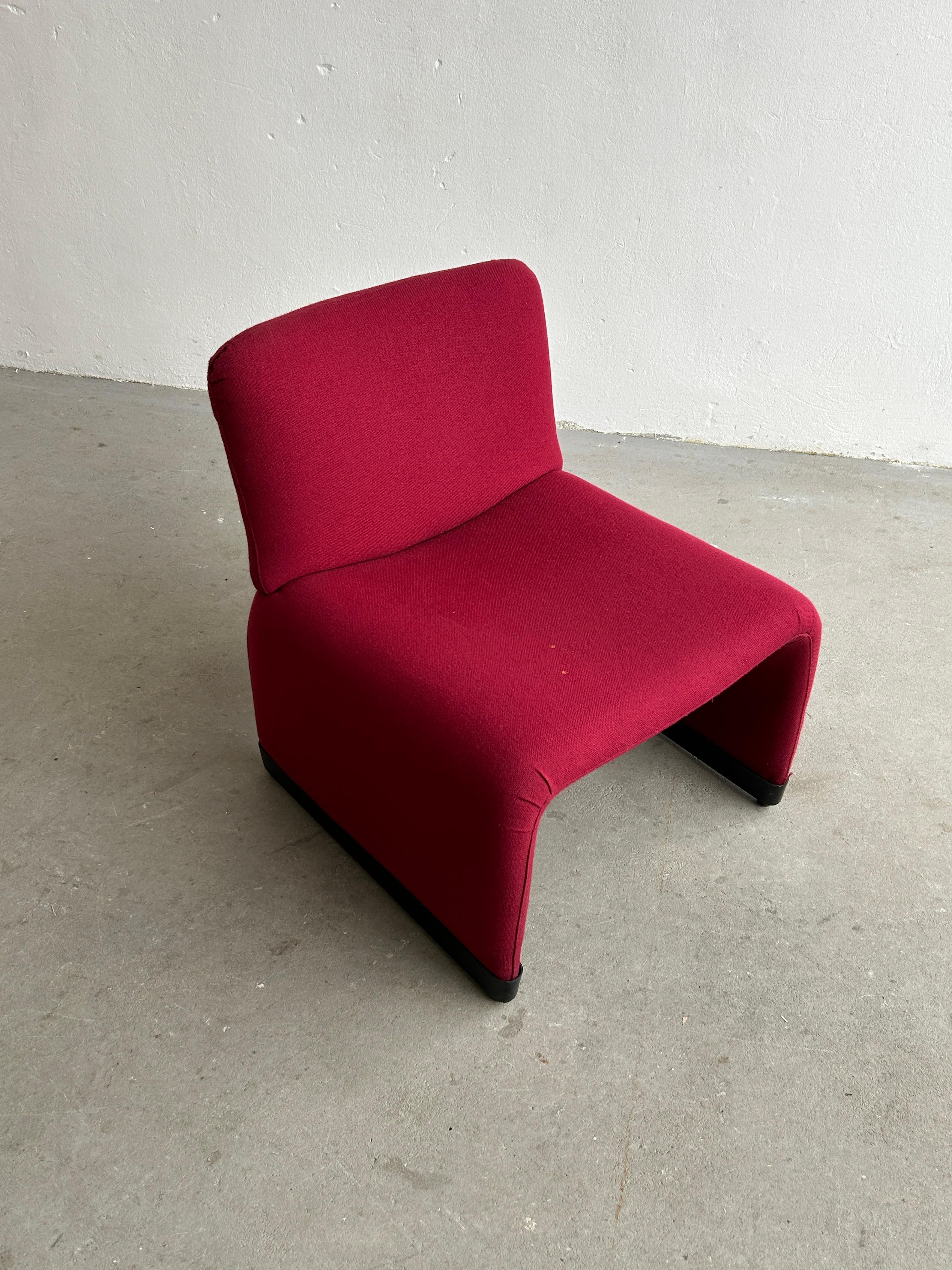 Mid-Century Modern Mid-Century-Modern Lounge Armchair in Style of 'Alky' Chair by Giancarlo Piretti