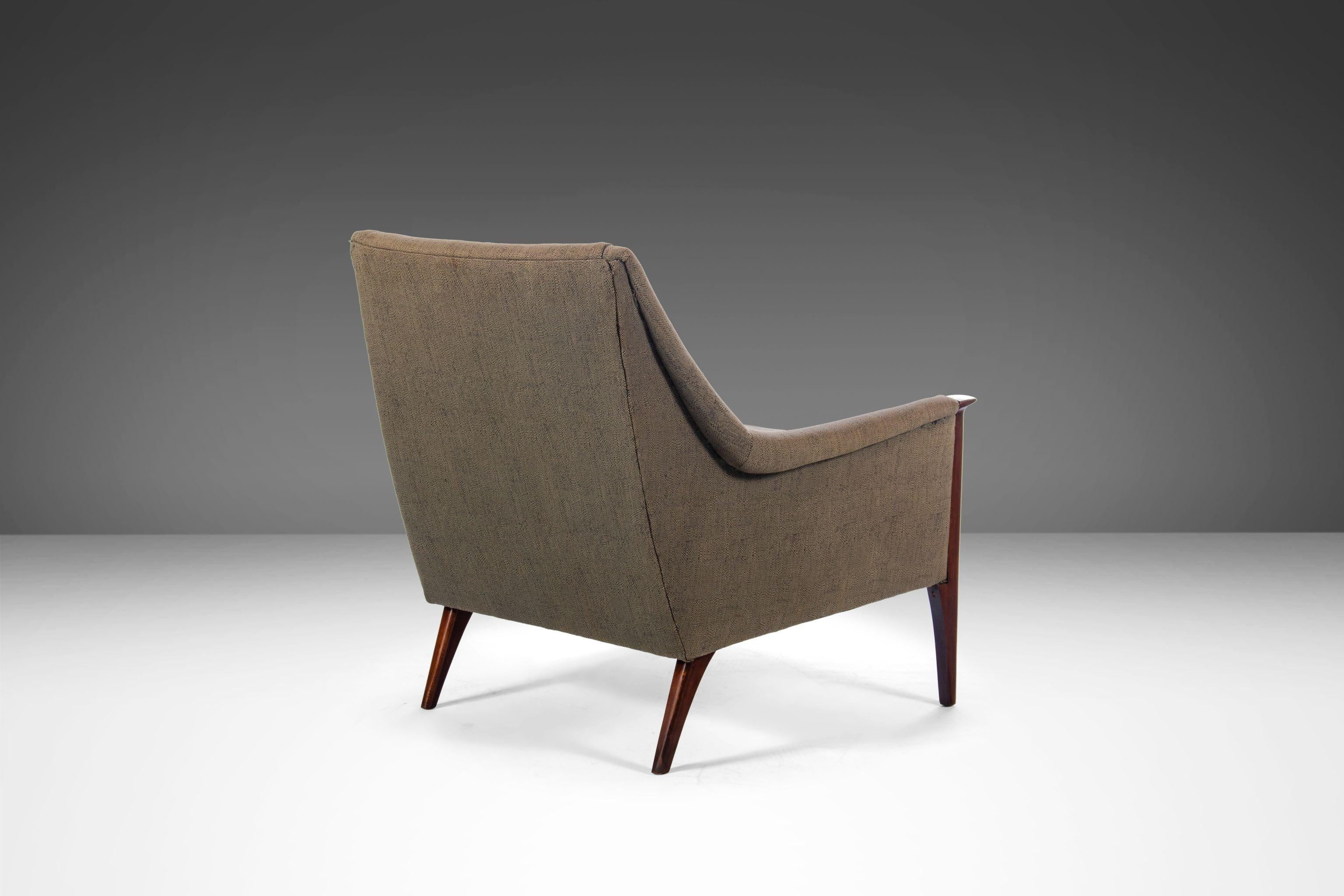 Mid-Century Modern Mid Century Modern Lounge Chair After Paul McCobb in Original Fabric, c. 1950s