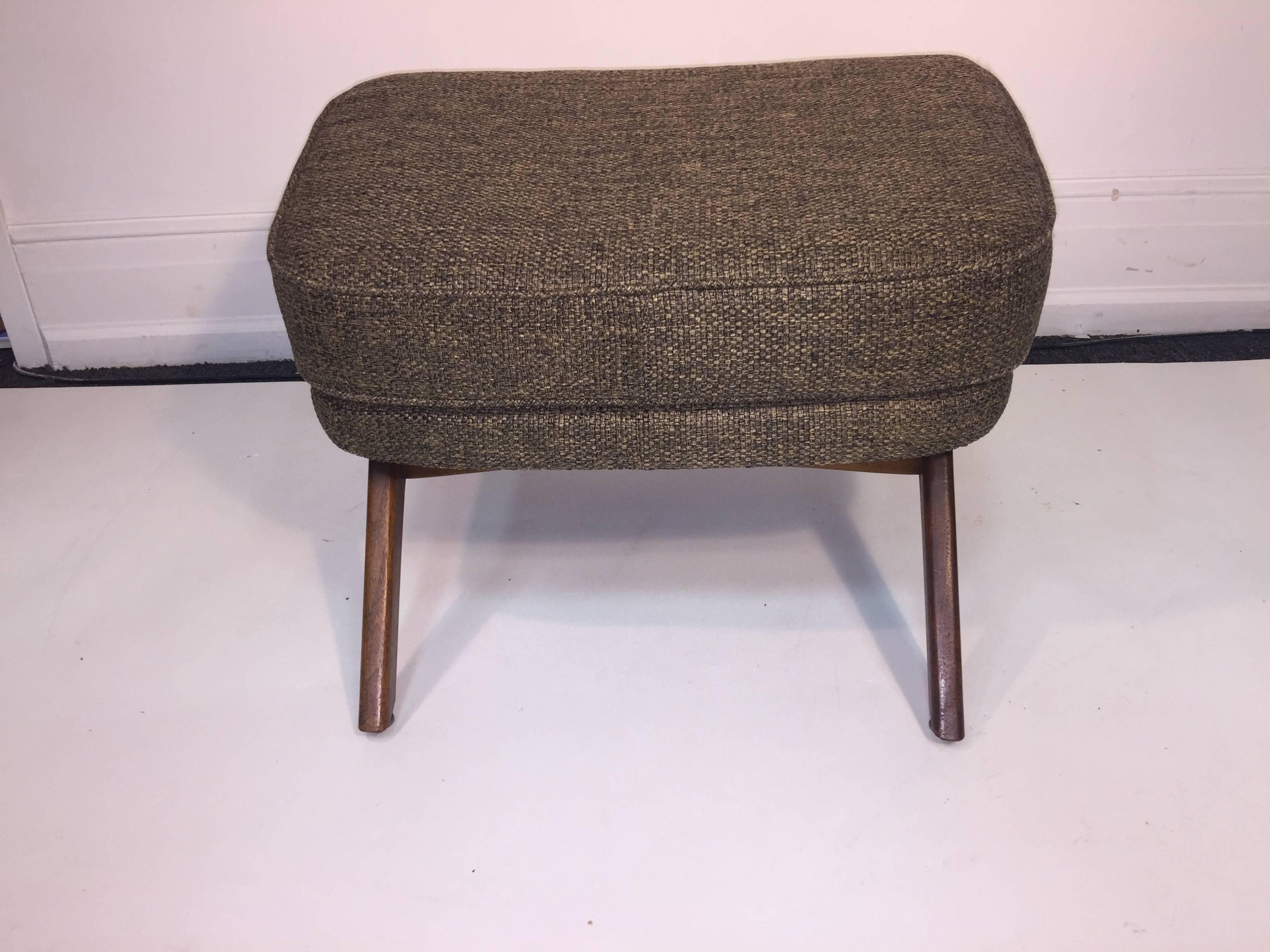 Mid-Century Modern Lounge Chair and Ottoman by Adrian Pearsall 1