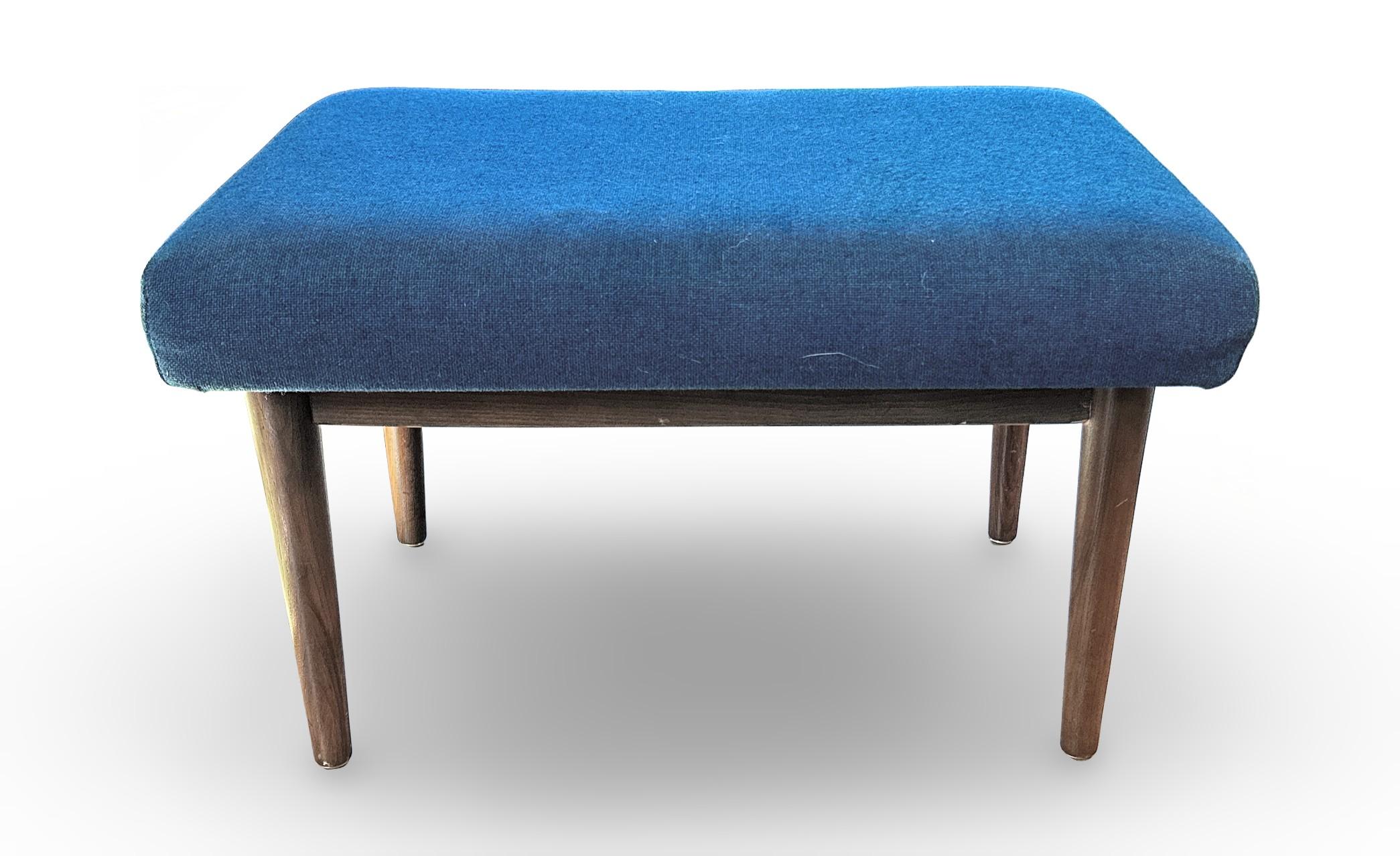 Mid-Century Modern Lounge Chair and Ottoman by B.P. John Furniture Company 7