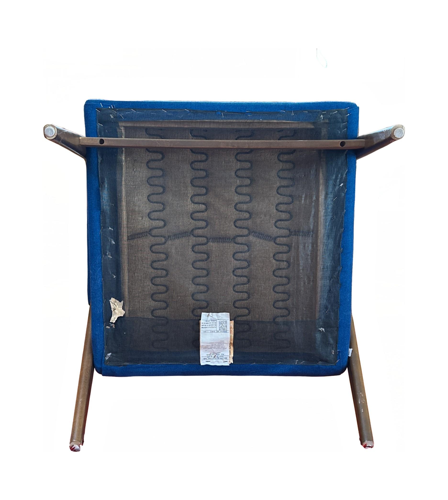 Mid-Century Modern Lounge Chair and Ottoman by B.P. John Furniture Company 10