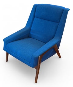 Mid-Century Modern Lounge Chair and Ottoman by B.P. John Furniture Company