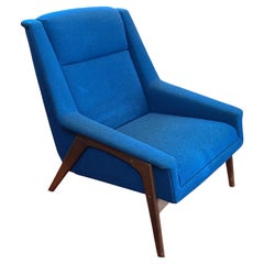 Mid-Century Modern Lounge Chair and Ottoman by B.P. John Furniture Company