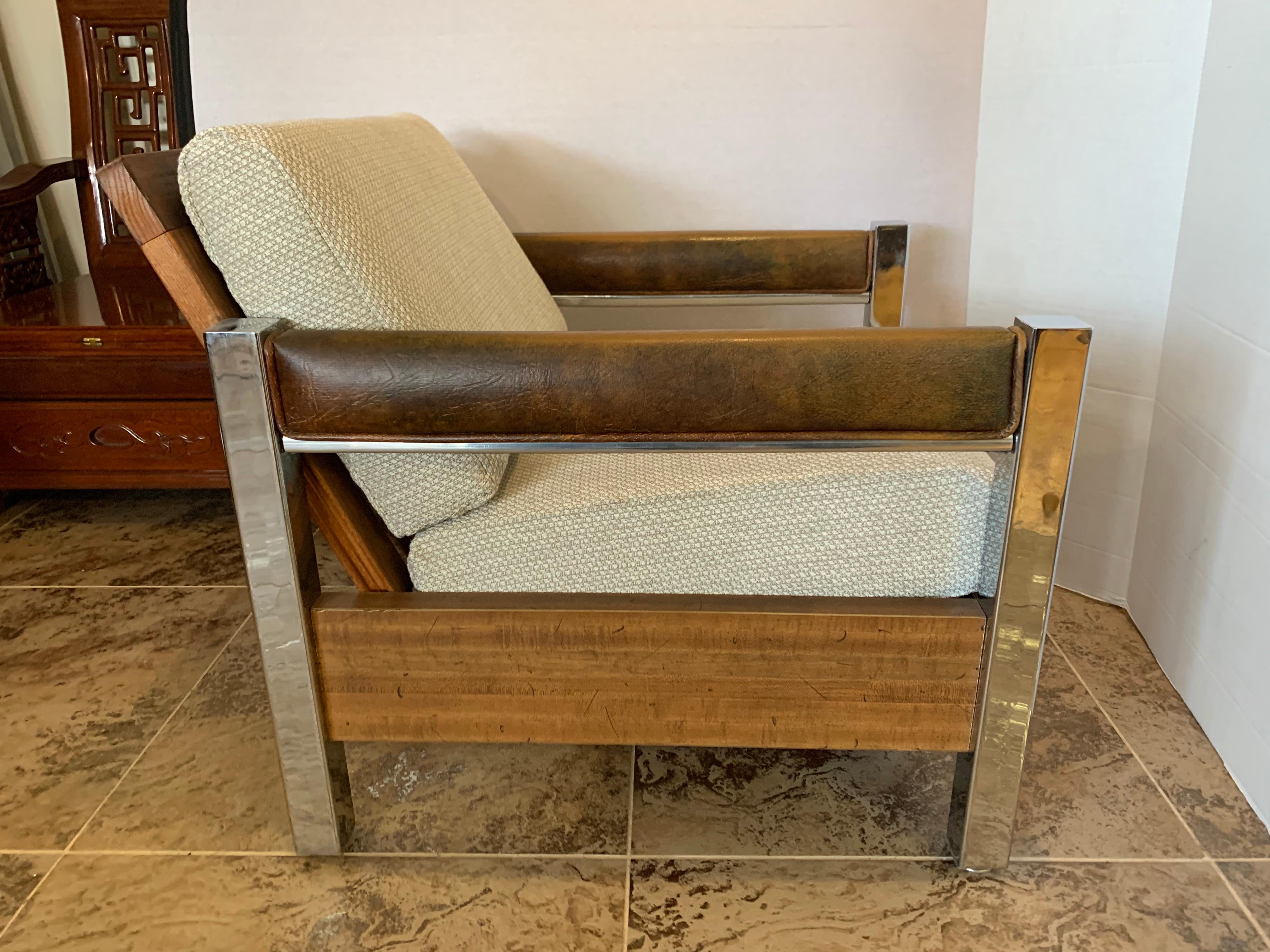 Mid-Century Modern Lounge Chair Armchair Low Profile 3