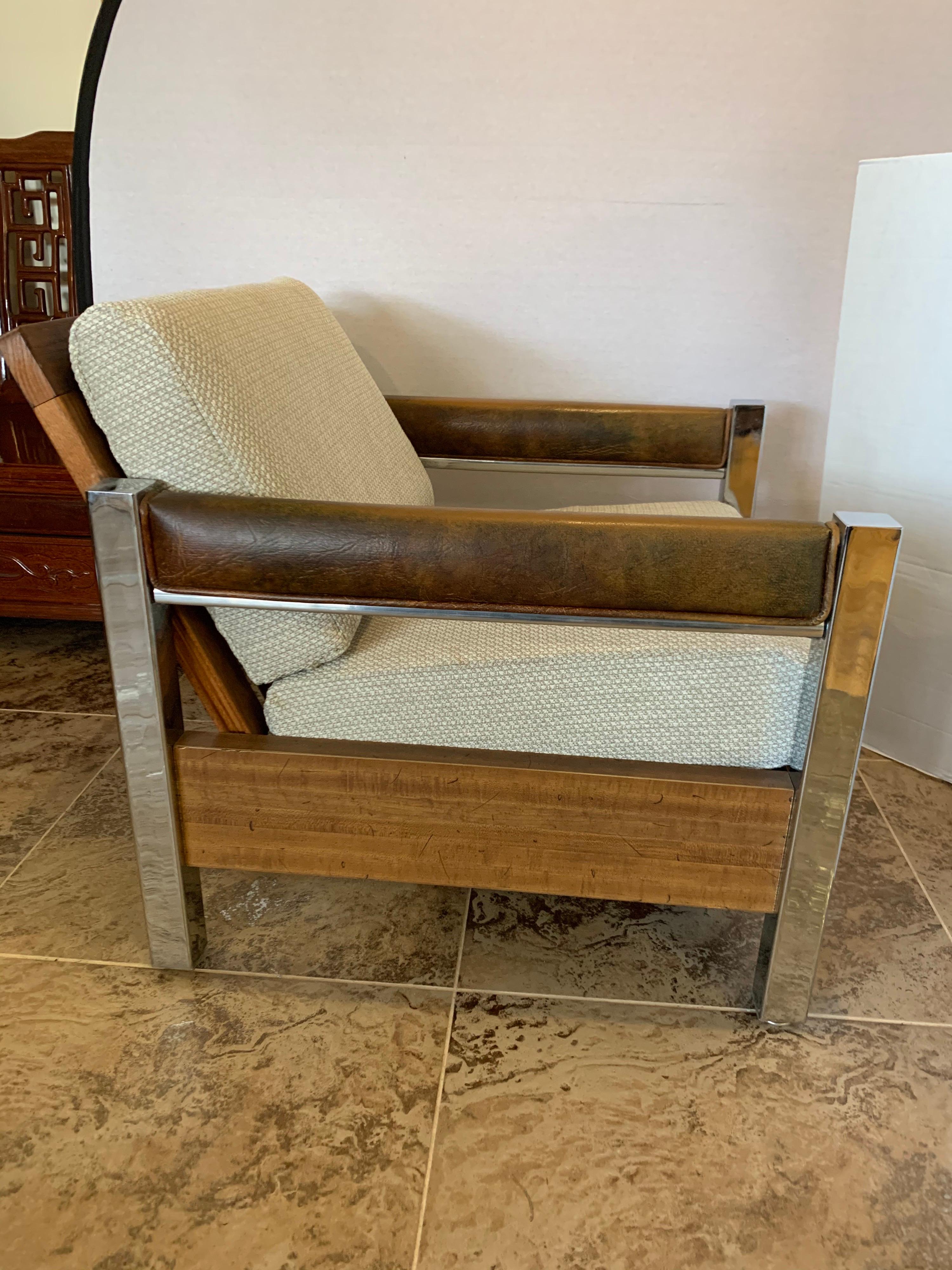 Mid-Century Modern Lounge Chair Armchair Low Profile 4