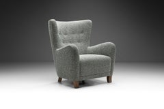 Mid-Century Modern Lounge Chair by a European Cabinetmaker, Europe ca 1950s