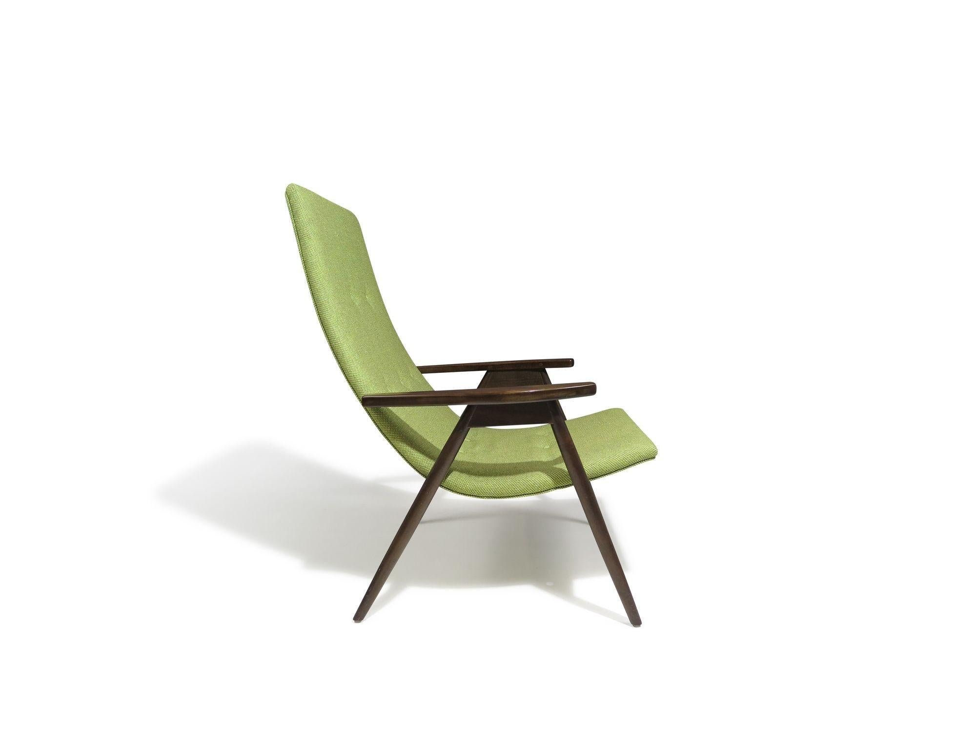 Mid-Century Modern Lounge Chair by Allan Gould In Excellent Condition For Sale In Oakland, CA