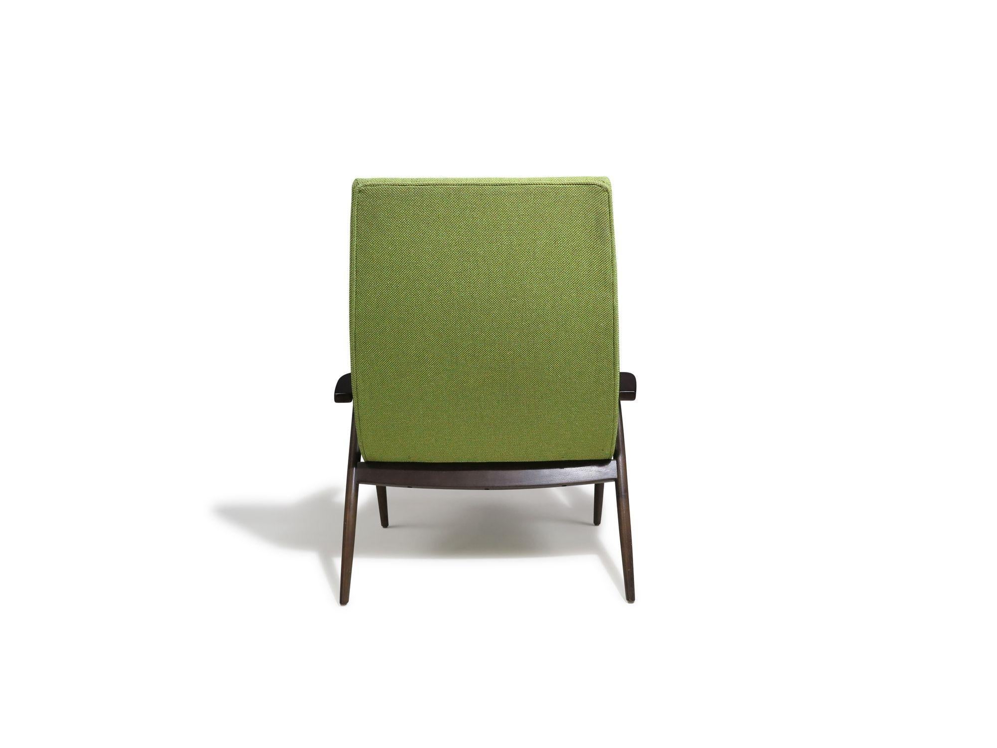 Walnut Mid-Century Modern Lounge Chair by Allan Gould For Sale