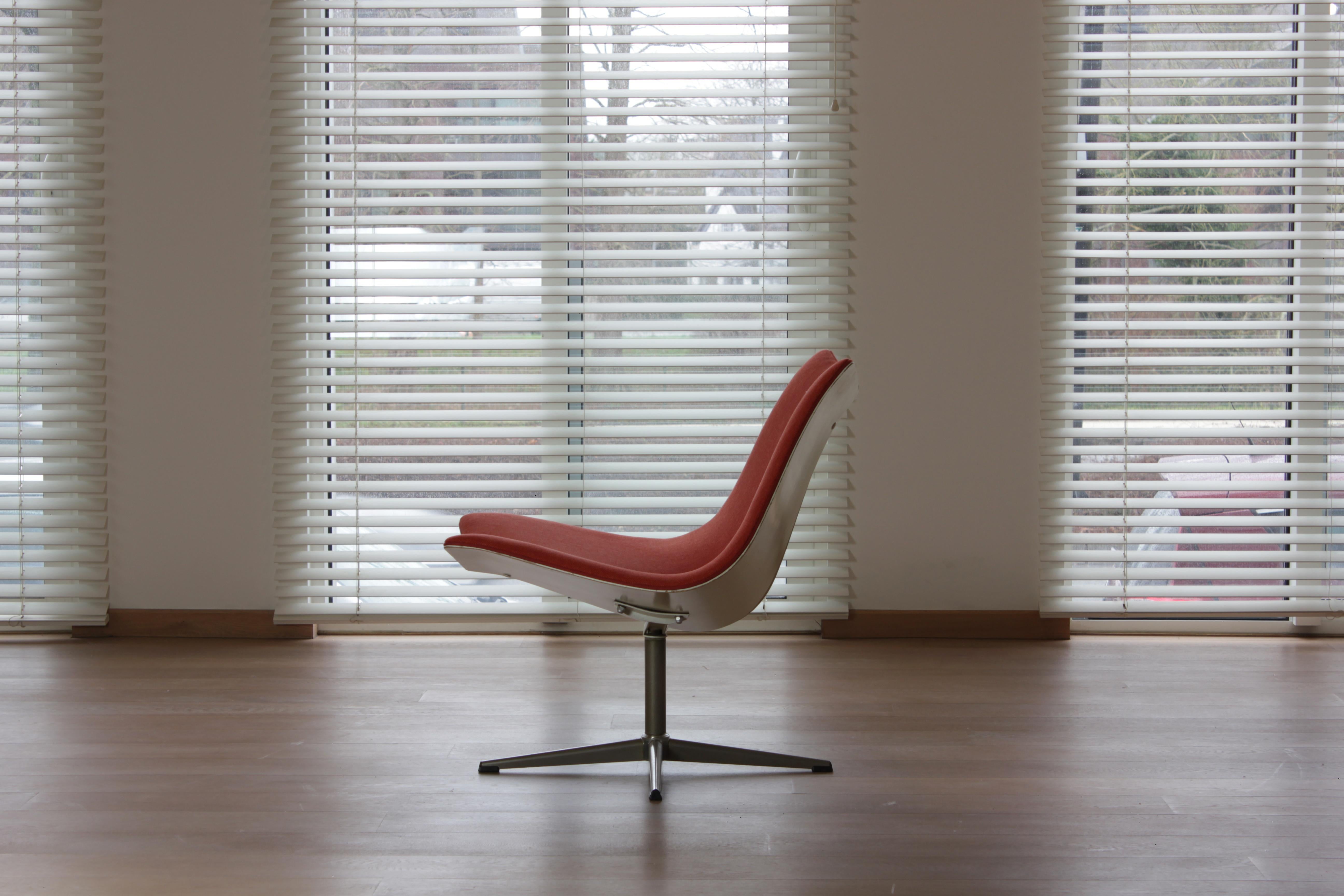 Metal Mid Century Modern Lounge Chair by Christen Sorensen for Ebena-Lasalle For Sale